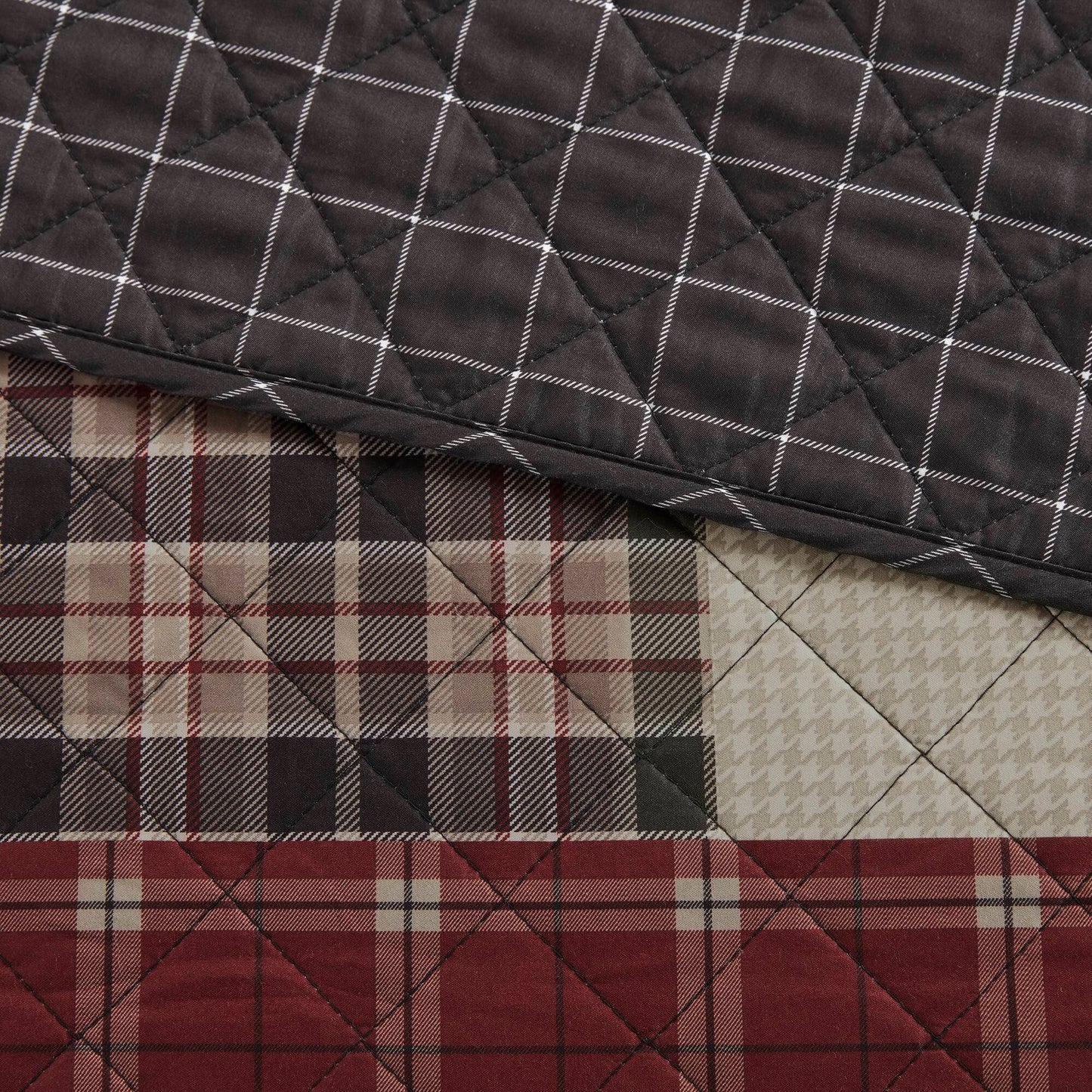 Madison Park 3 Piece Reversible Printed Quilt Set