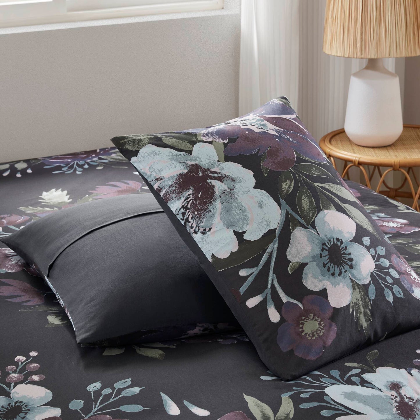 Madison Park 3 Piece Cotton Printed Comforter Set