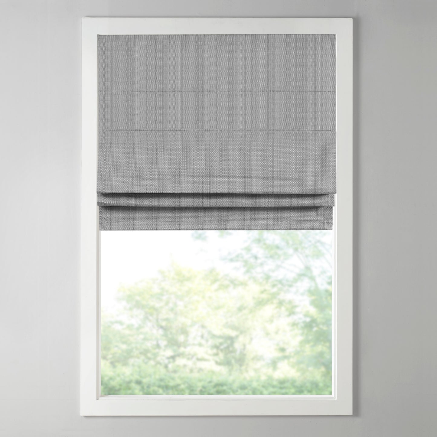 Madison Park Basketweave Room Darkening Cordless Roman Shade