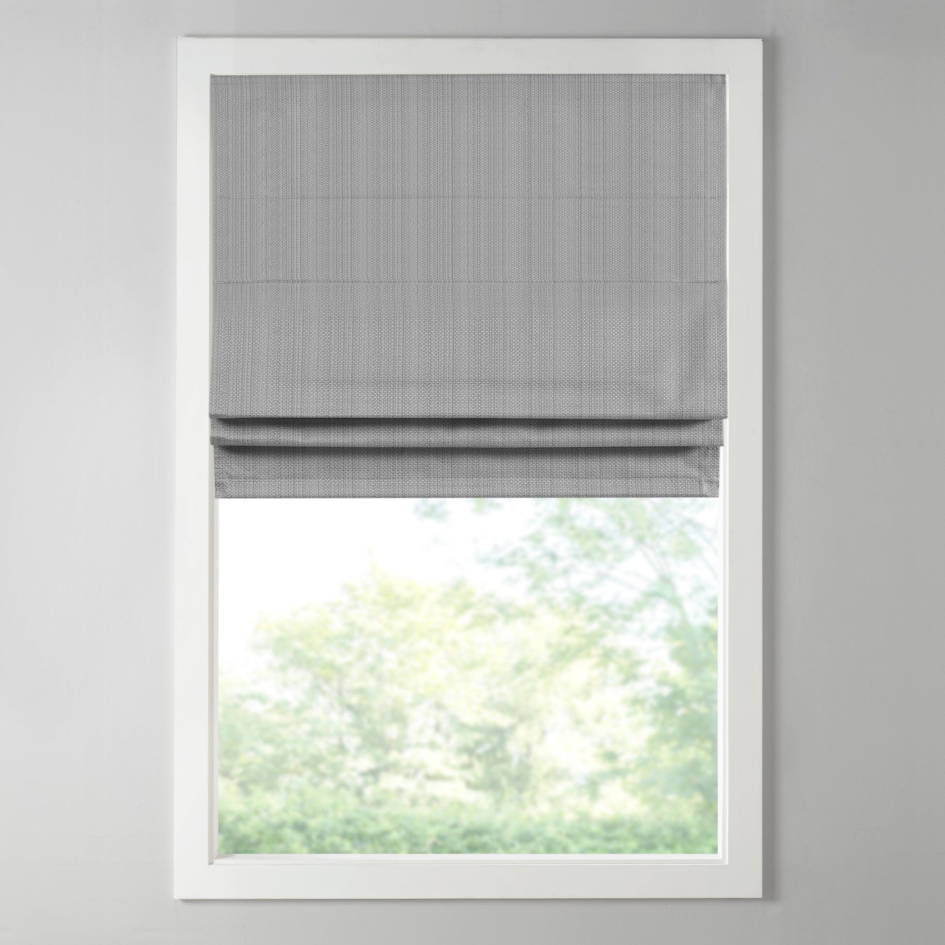 Madison Park Basketweave Room Darkening Cordless Roman Shade