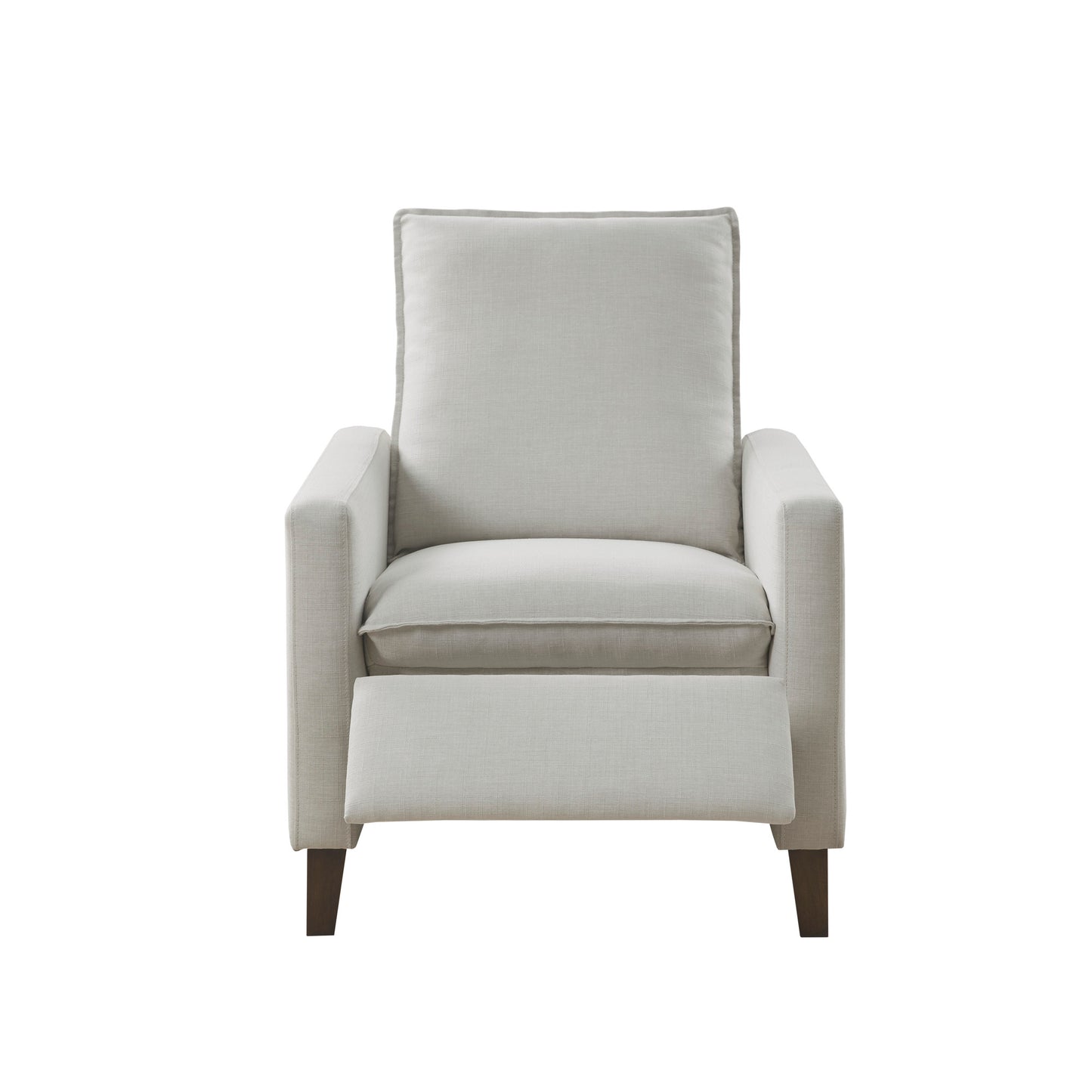 Madison Park Upholstered Manual Push Back Recliner