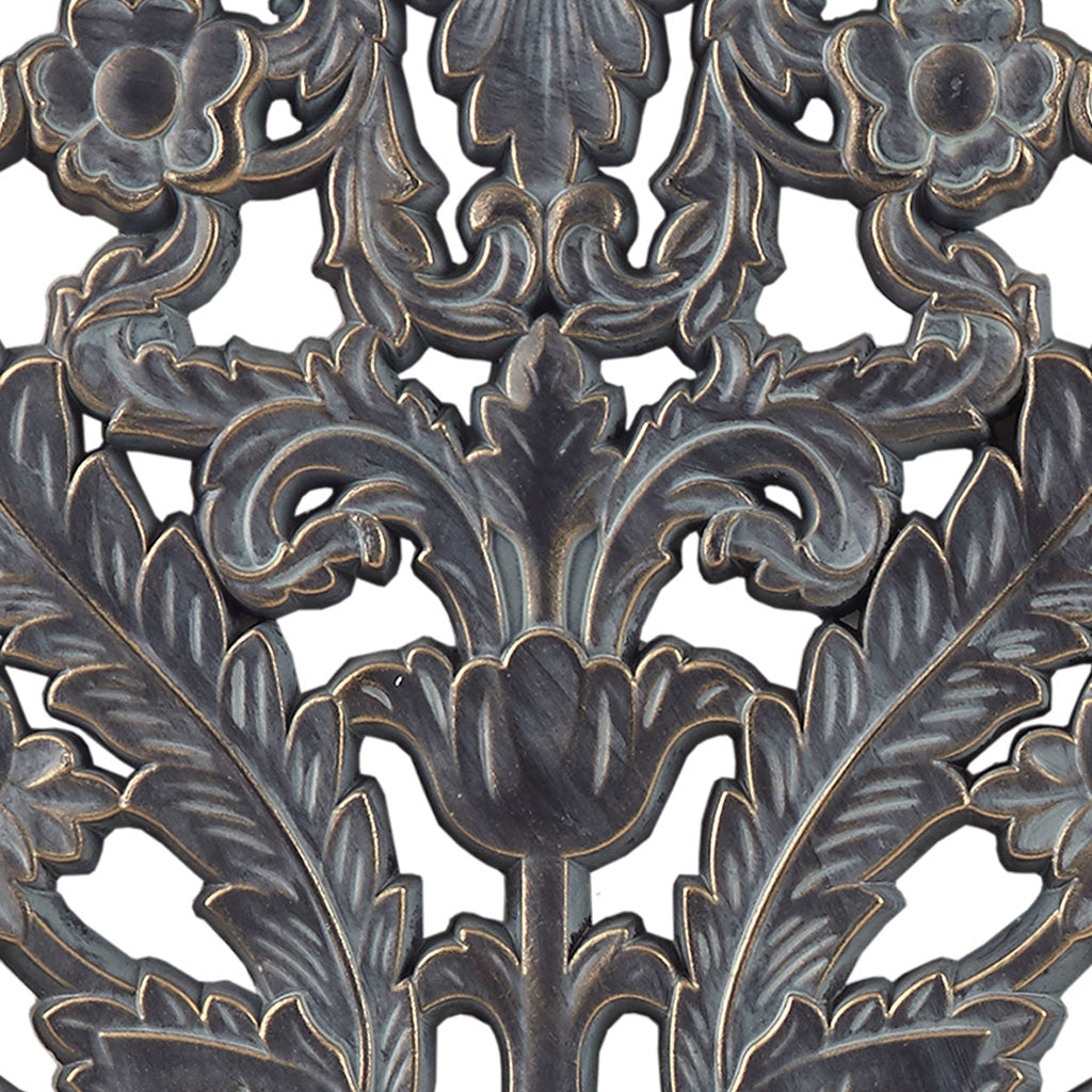 Madison Park Distressed Carved Wood 2-piece Wall Decor Set