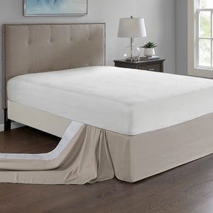 π Simple Fit Wrap Around Adjustable Bedskirt (100% off)