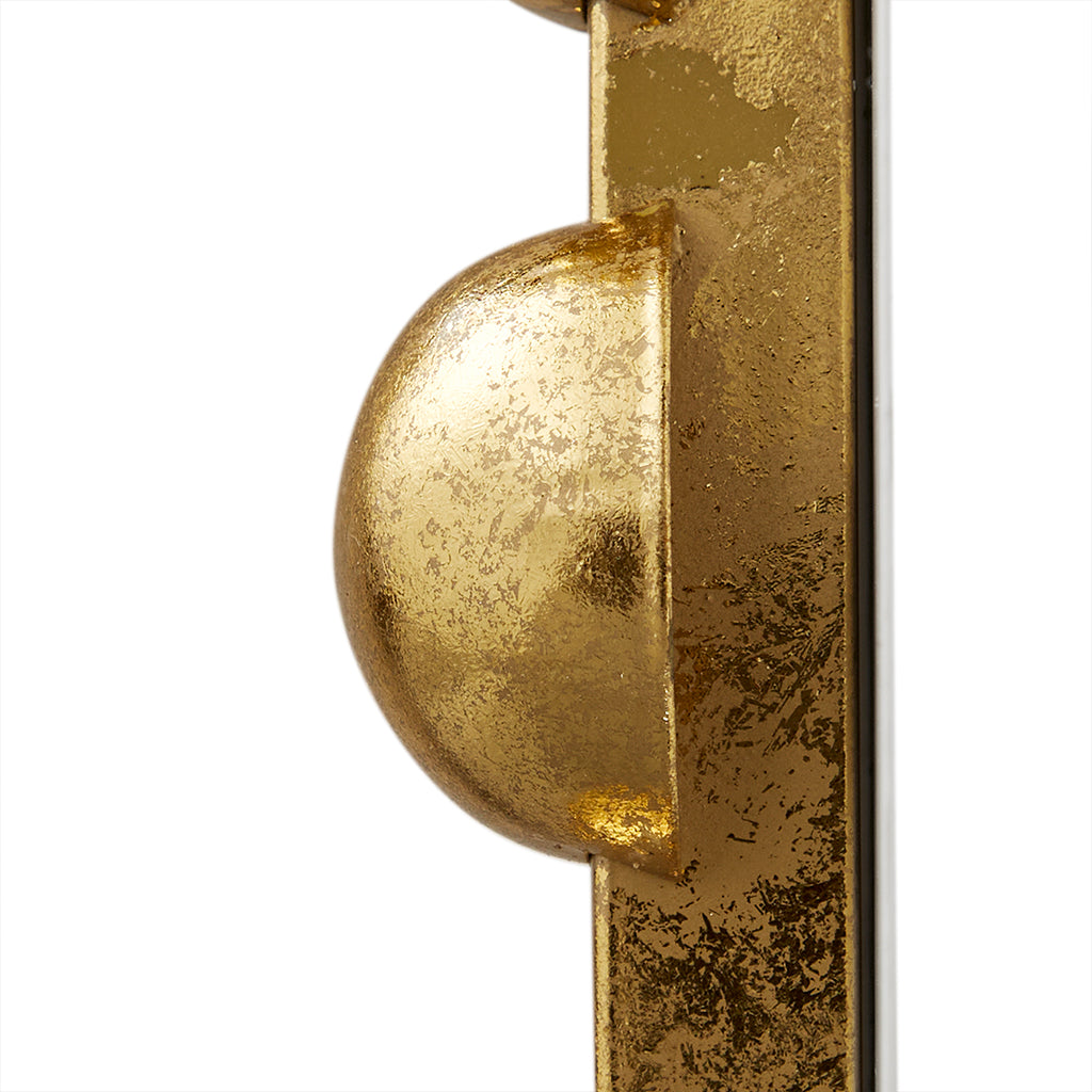 Madison Park Signature 36" Large Decorative Round Wall Mirror with Beaded Metal Frame