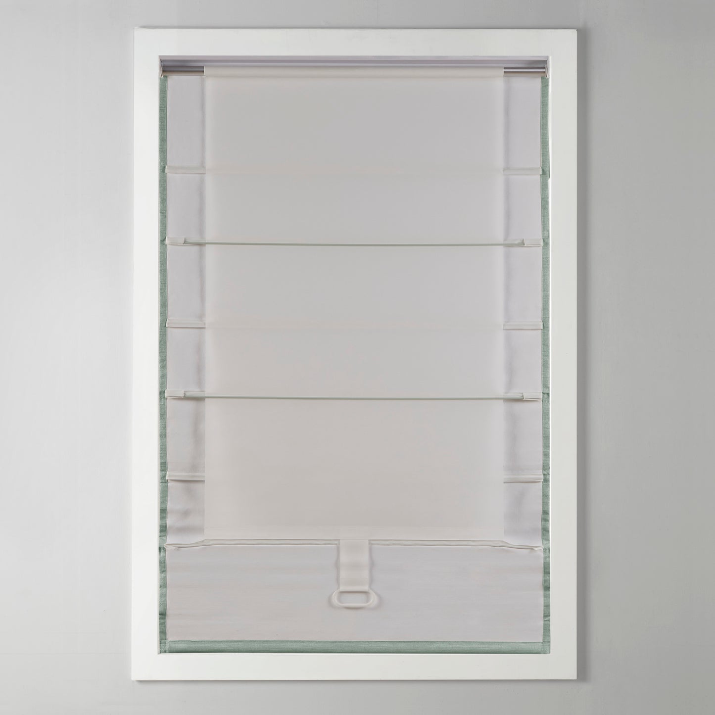 Madison Park Basketweave Room Darkening Cordless Roman Shade