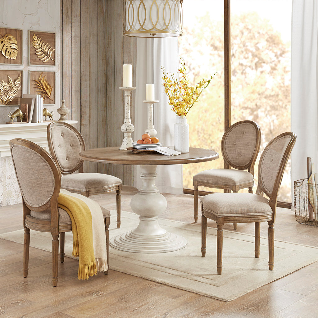 Madison Park 46" Round Pedestal Dining Table