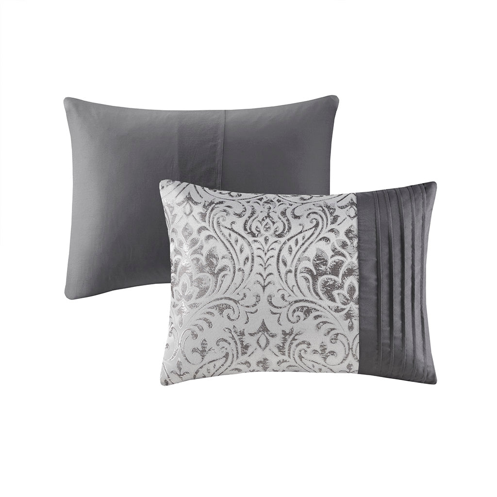 Madison Park 12 Piece Jacquard Comforter Set with Bed Sheets