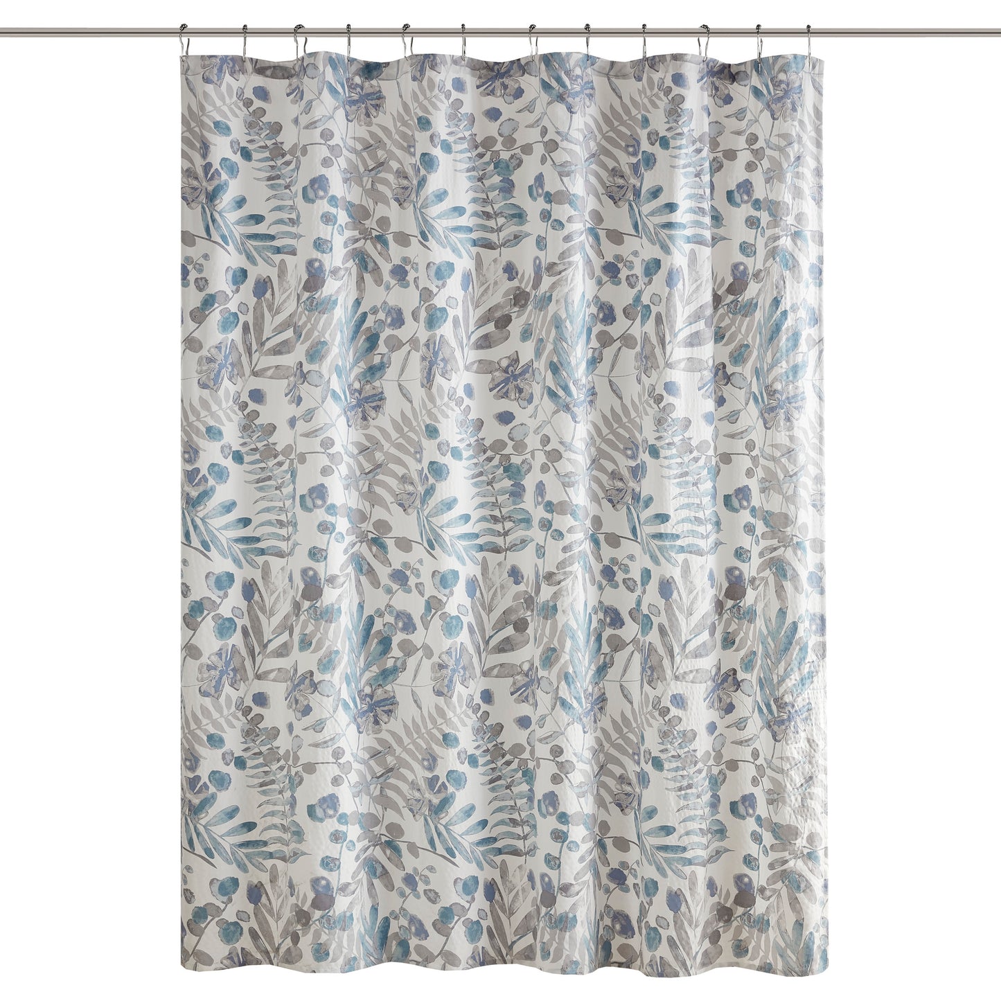 Madison Park Printed Seersucker Shower Curtain
