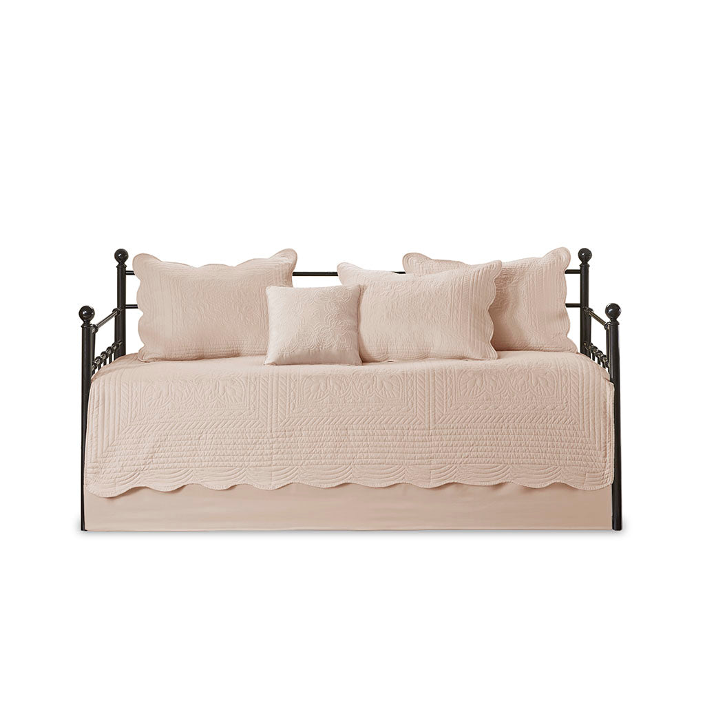 Madison Park 6 Piece Reversible Scalloped Edge Daybed Cover Set