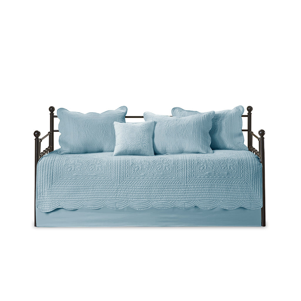 Madison Park 6 Piece Reversible Scalloped Edge Daybed Cover Set