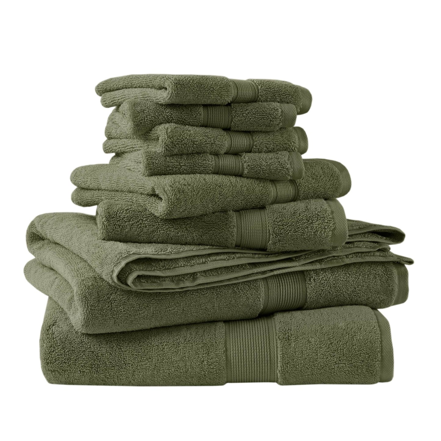 Madison Park Signature 800GSM Ultra-Soft 100% Cotton Absorbent Towel Set