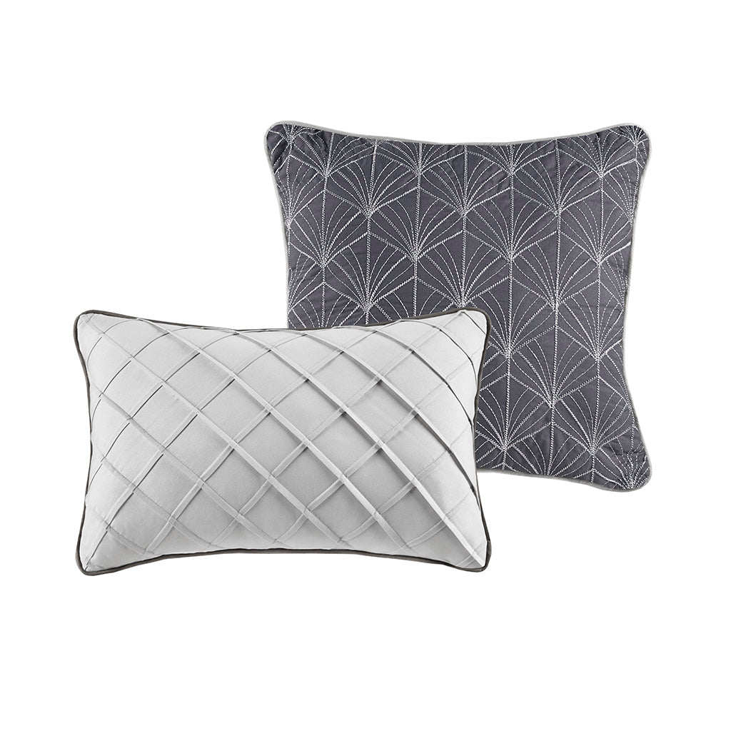Madison Park 12 Piece Jacquard Comforter Set with Bed Sheets