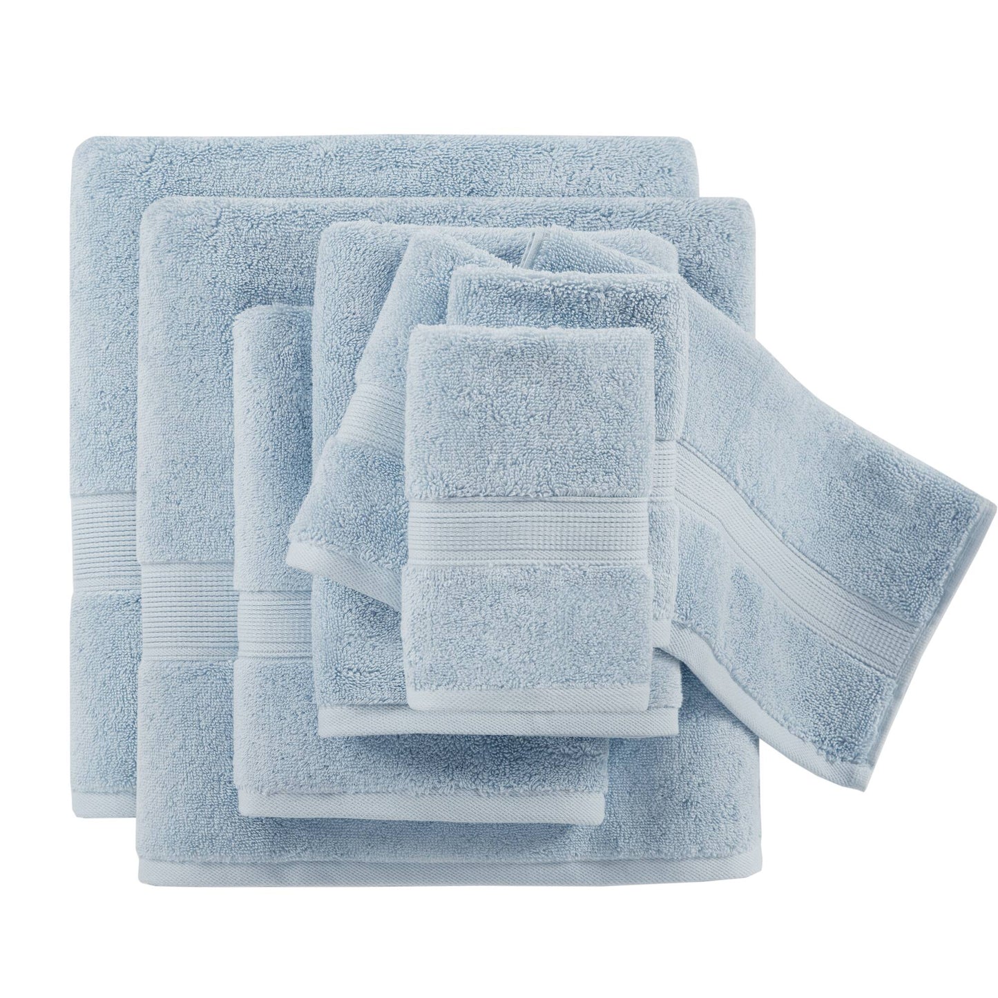 Madison Park Signature 800GSM Ultra-Soft 100% Cotton Absorbent Towel Set
