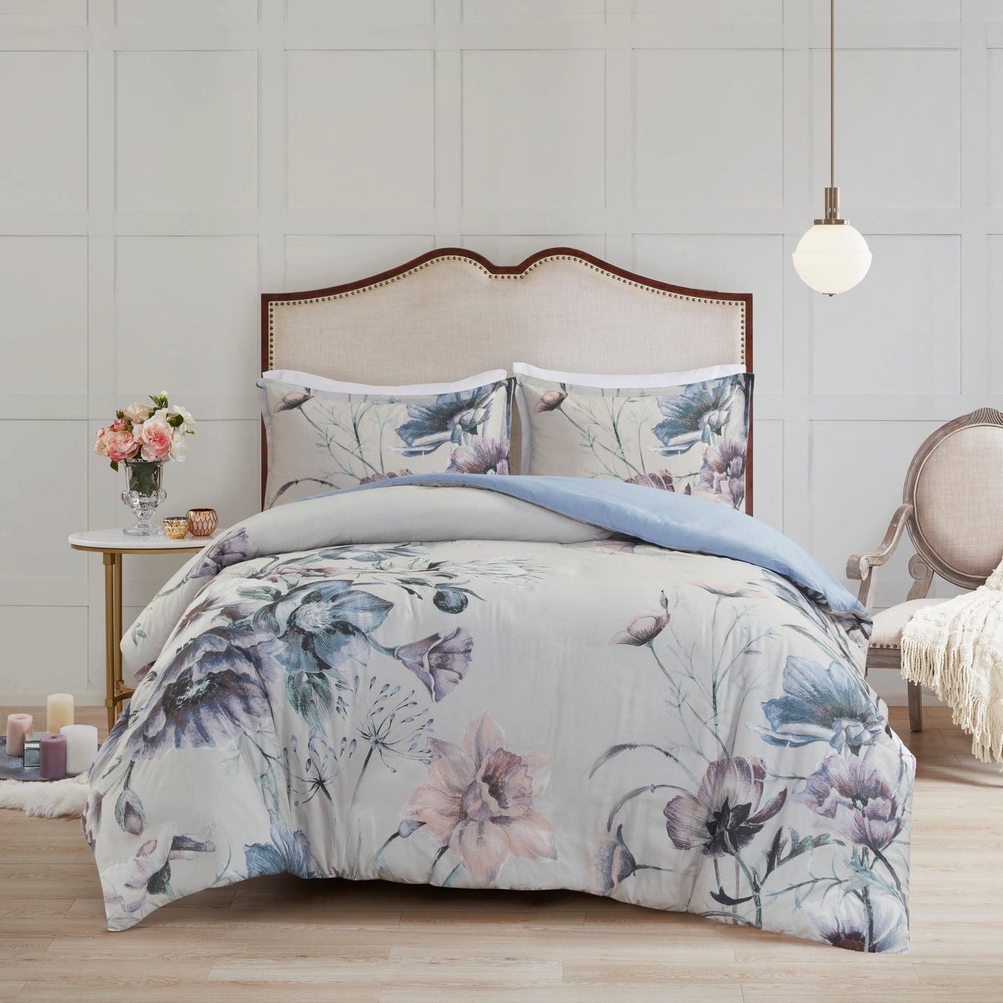 Madison Park 3 Piece Cotton Printed Duvet Cover Set