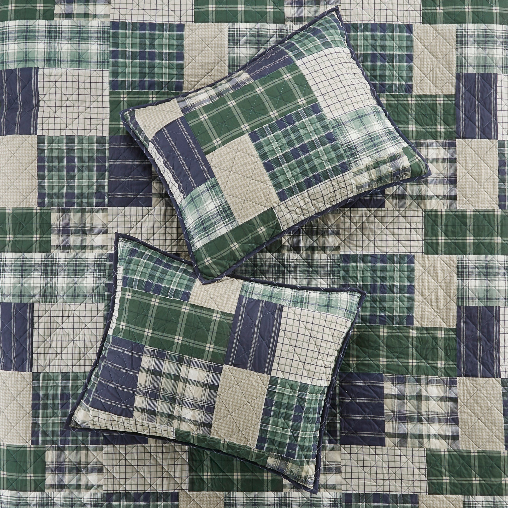 Madison Park 3 Piece Reversible Printed Quilt Set