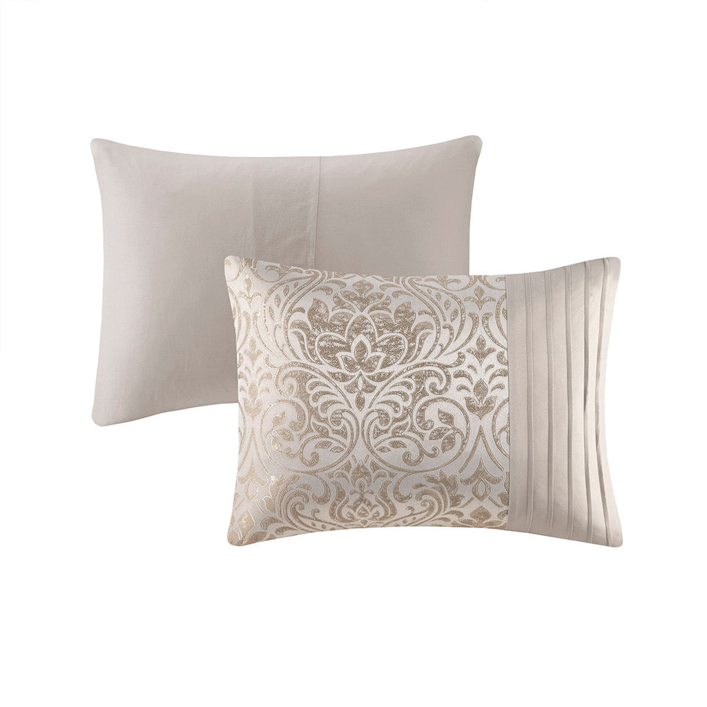 Madison Park 12 Piece Jacquard Comforter Set with Bed Sheets