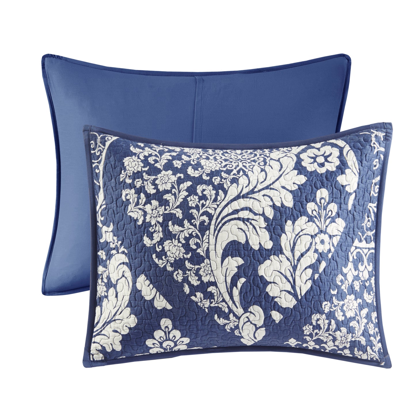 Madison Park 6 Piece Printed Cotton Quilt Set with Throw Pillows