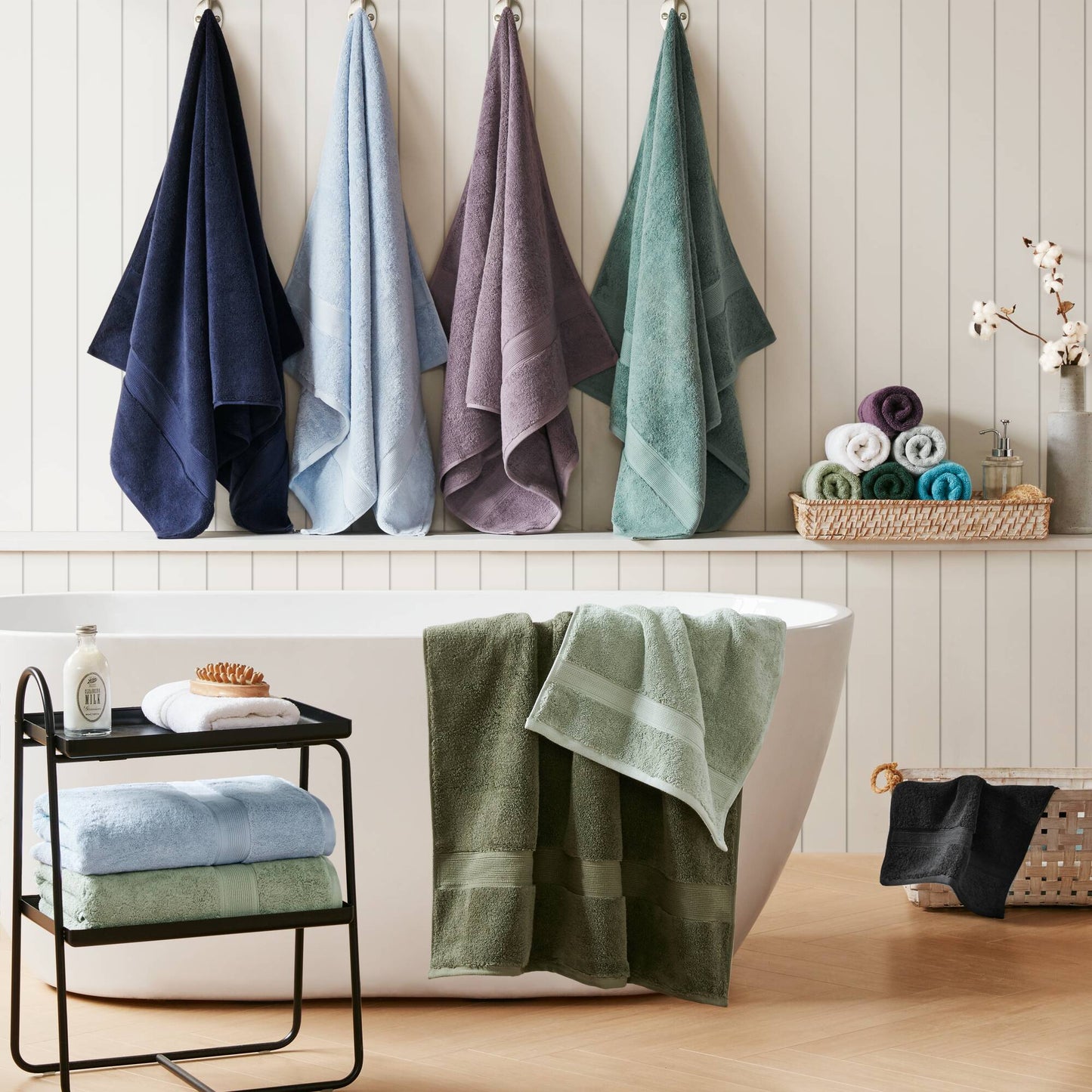 Madison Park Signature 800GSM Ultra-Soft 100% Cotton Absorbent Towel Set