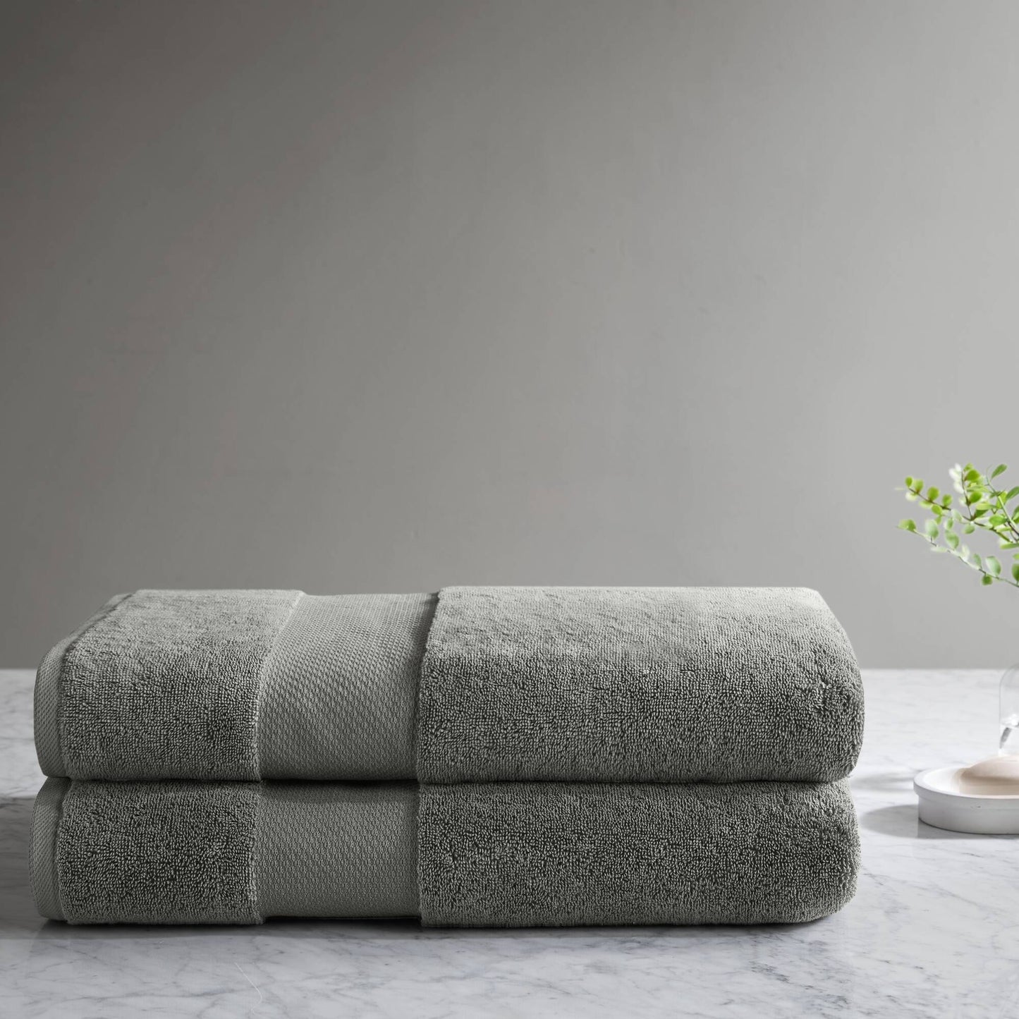Madison Park Signature 100% Cotton Bath Sheet 2 Piece Set