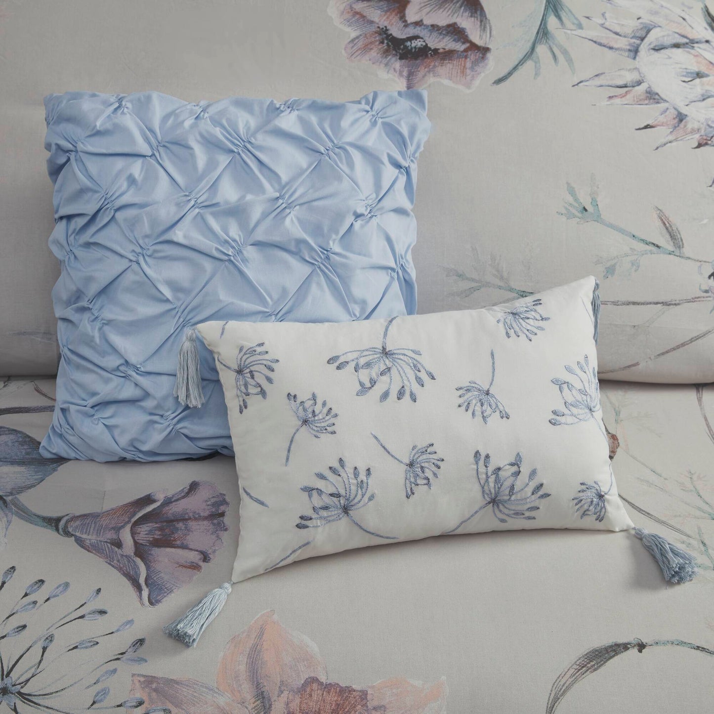 Madison Park 8 Piece Cotton Printed Comforter Set