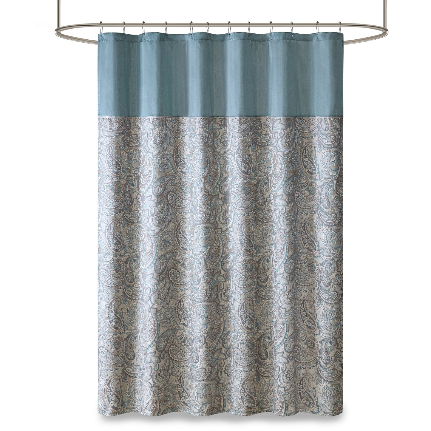 Madison Park Jacquard Shower Curtain