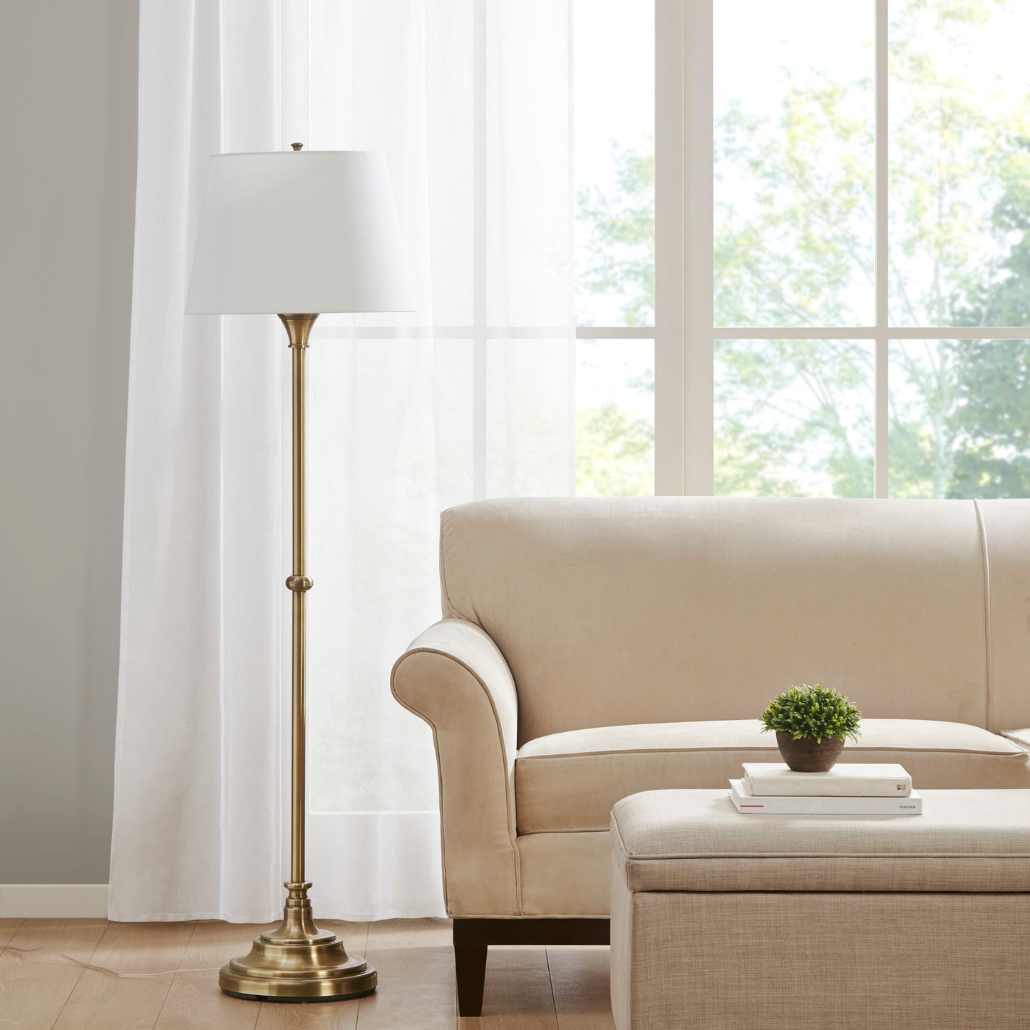 Hampton Hill Floor Lamp 59"H