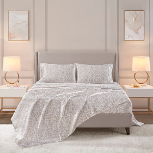 π Printed Satin Sheet Set (100% off)