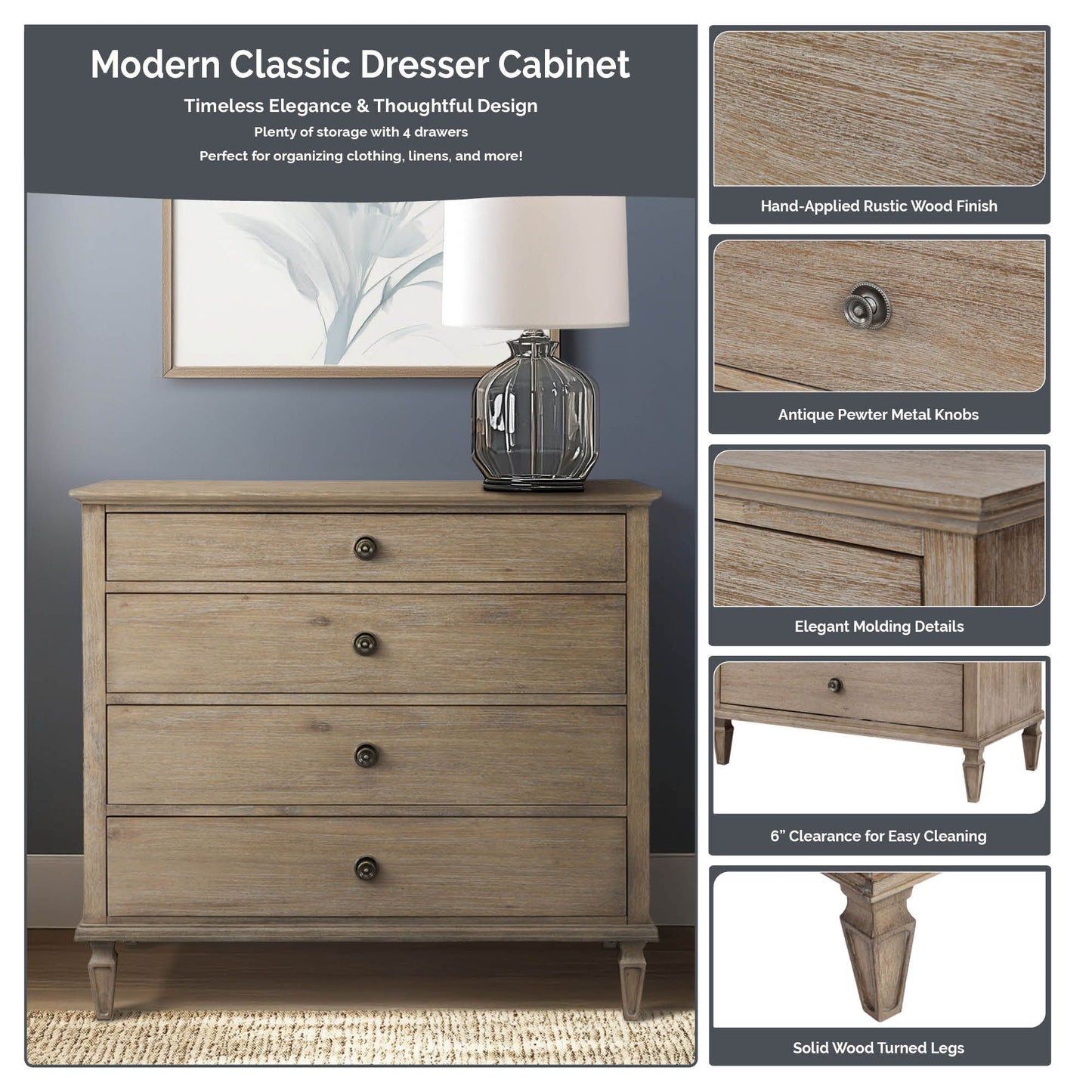 Madison Park Signature Small Dresser
