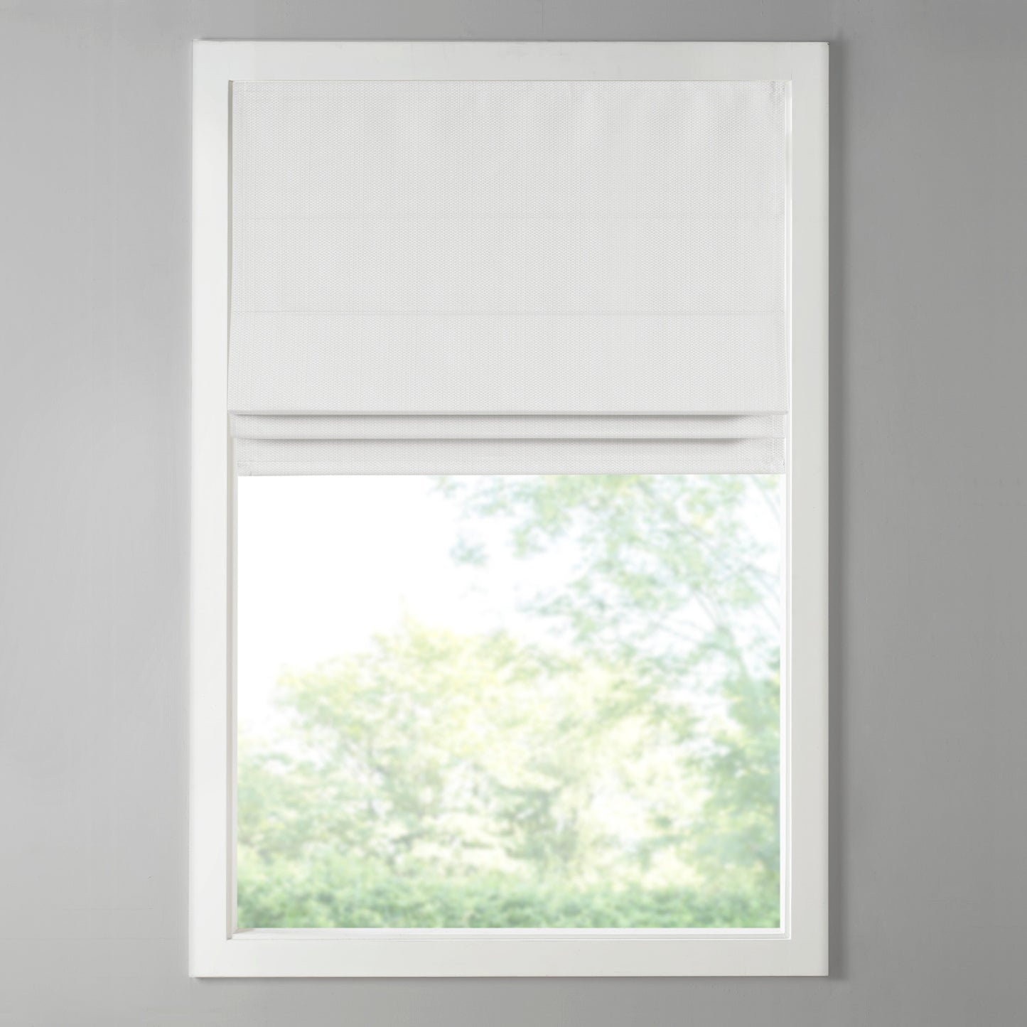 Madison Park Basketweave Room Darkening Cordless Roman Shade