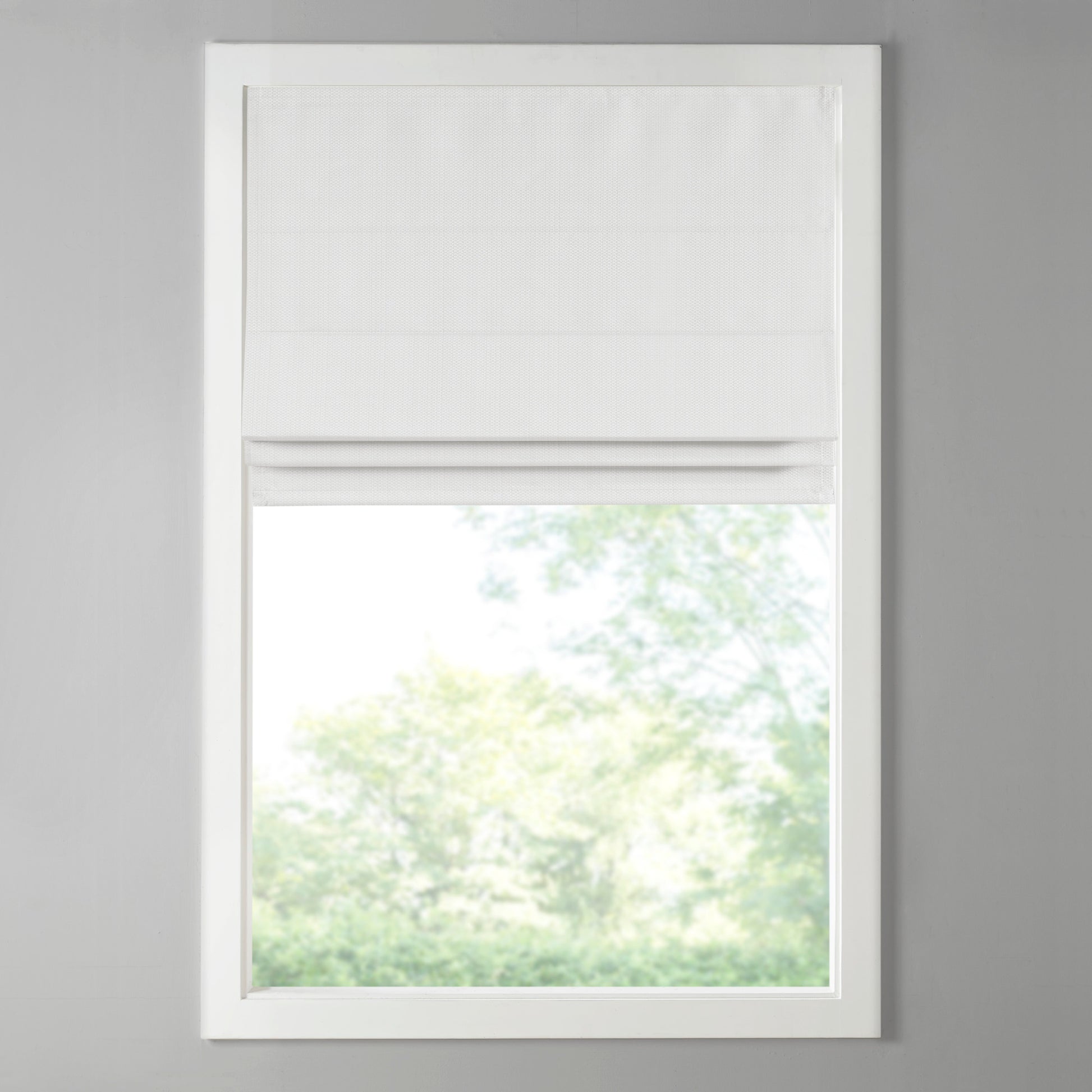 Madison Park Basketweave Room Darkening Cordless Roman Shade