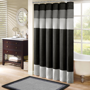 Amherst Faux Silk Shower Curtain
