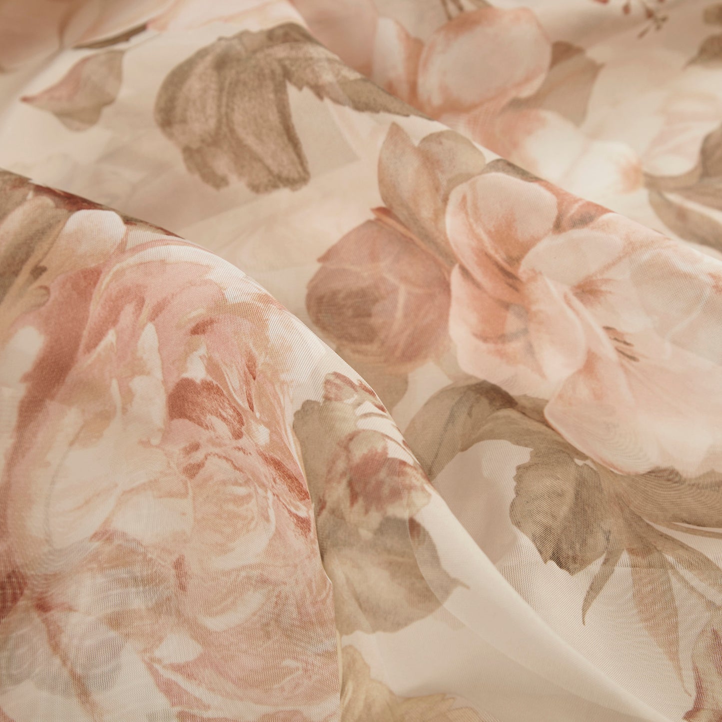 Madison Park Printed Floral Voile Sheer Scarf