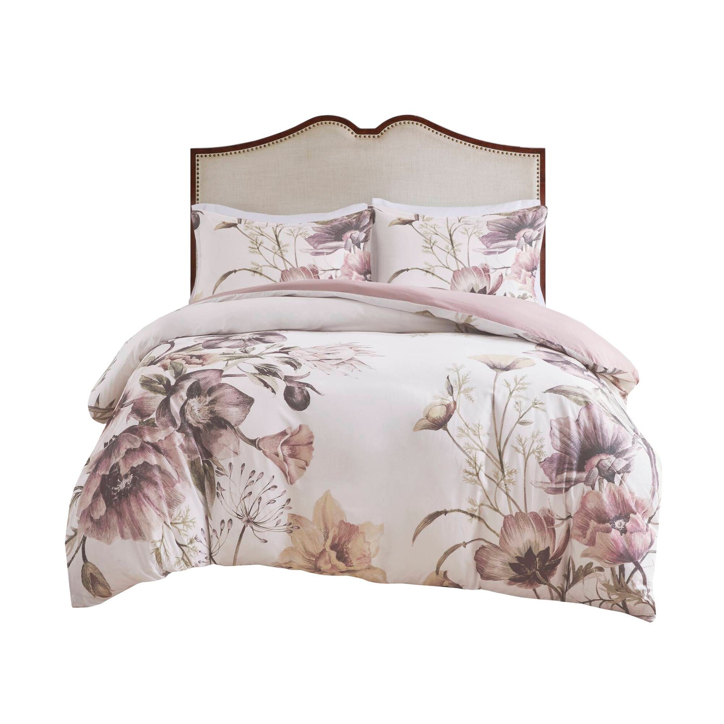 Madison Park 3 Piece Cotton Printed Duvet Cover Set