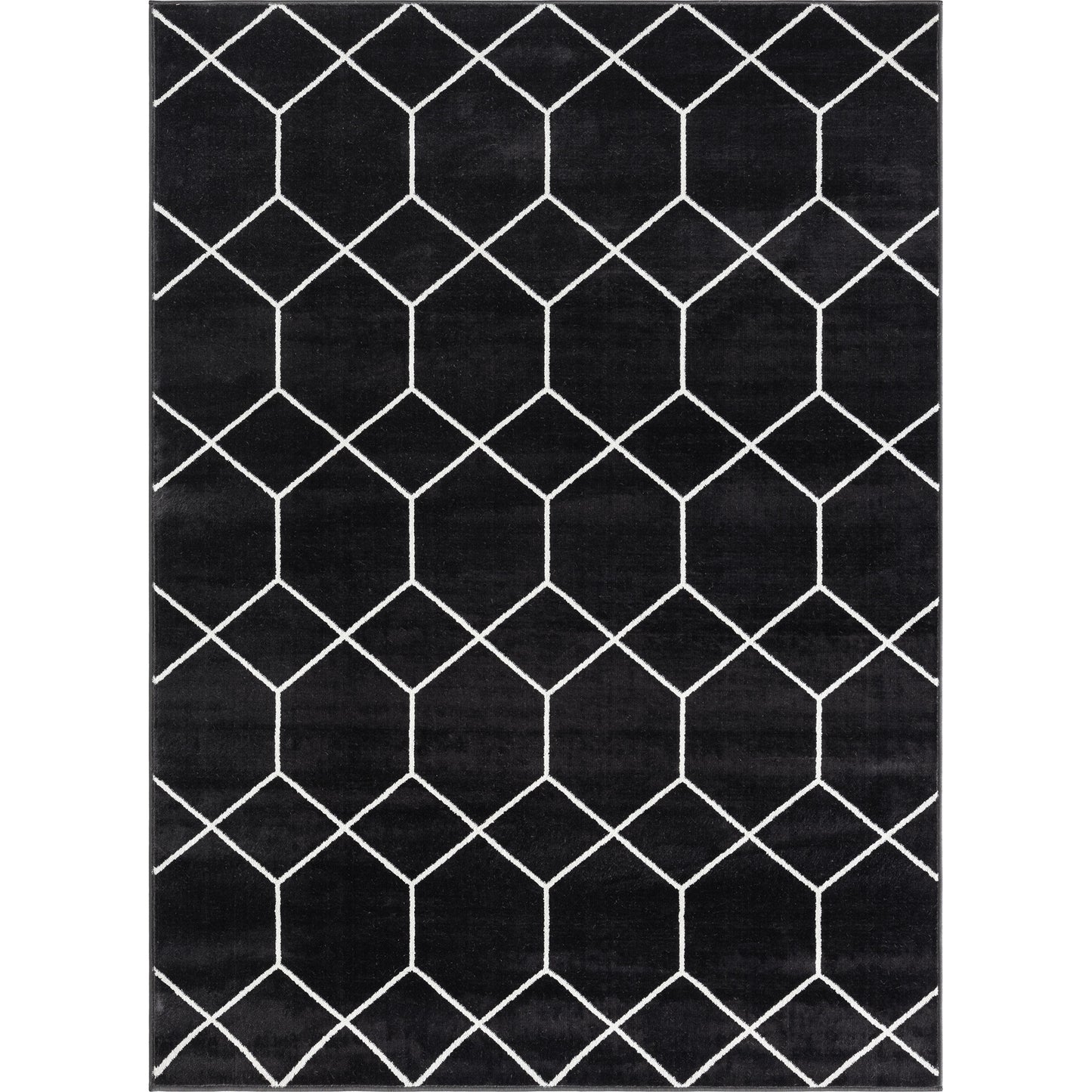 Madison Park Trellis Geometric Woven Area Rug