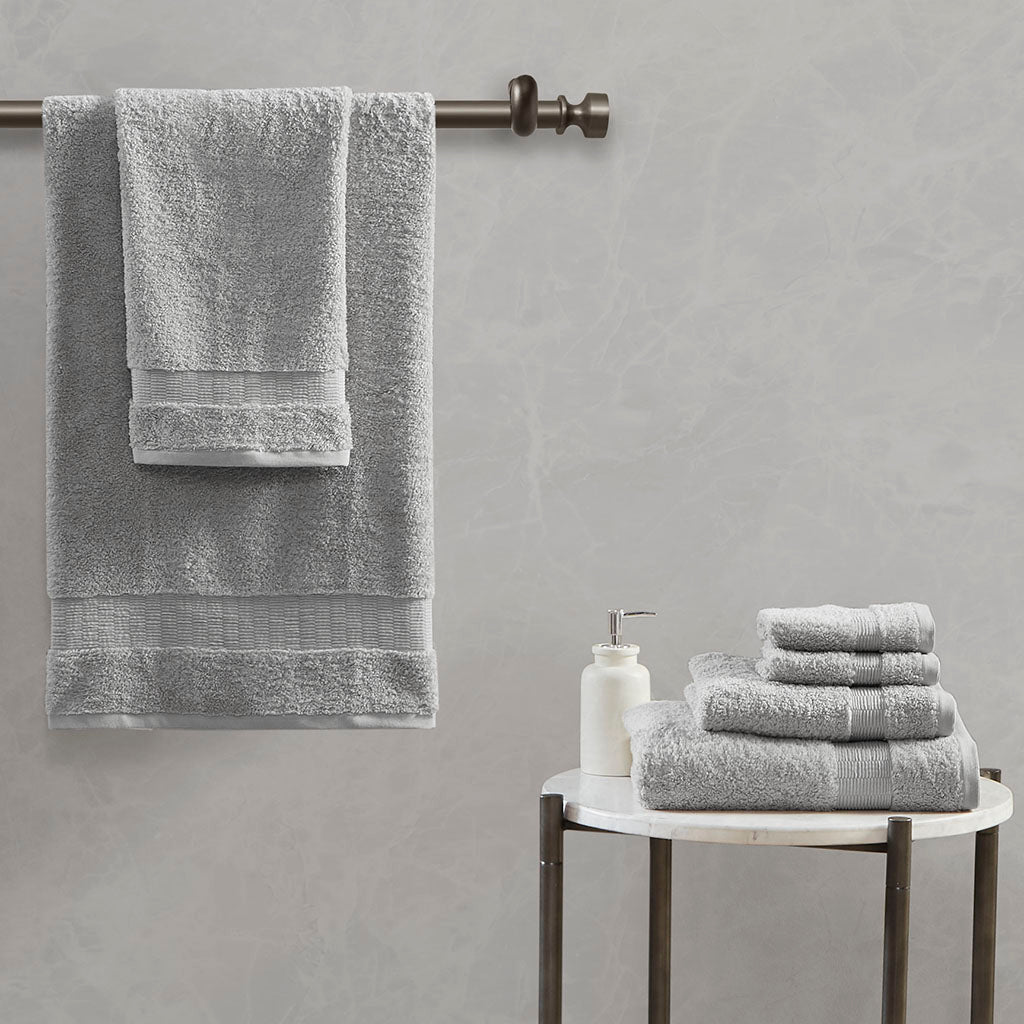 Madison Park Signature 100% Egyptian Cotton 6 Piece Towel Set