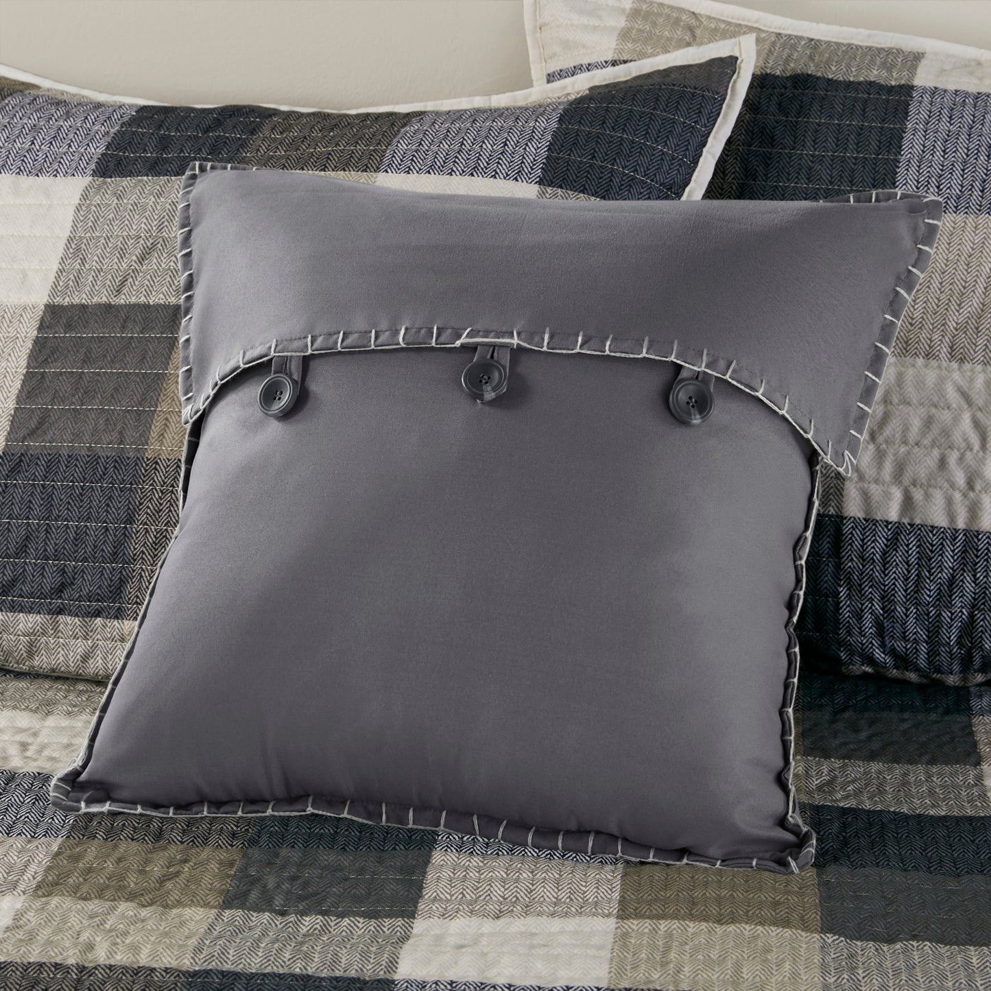 Madison Park 6 Piece Reversible Plaid Daybed Cover Set
