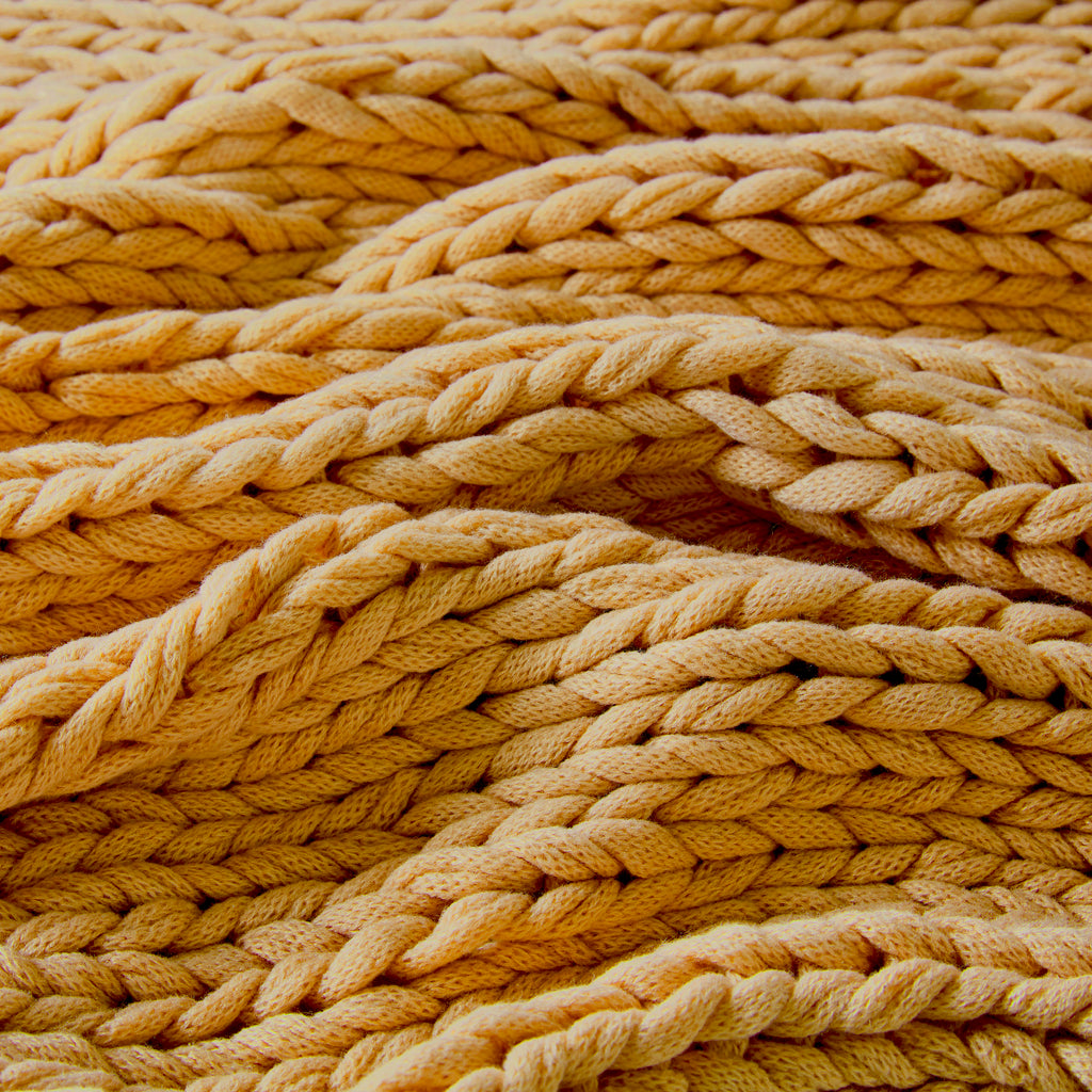 Madison Park Hand Made Chunky Double Knit Throw Blanket