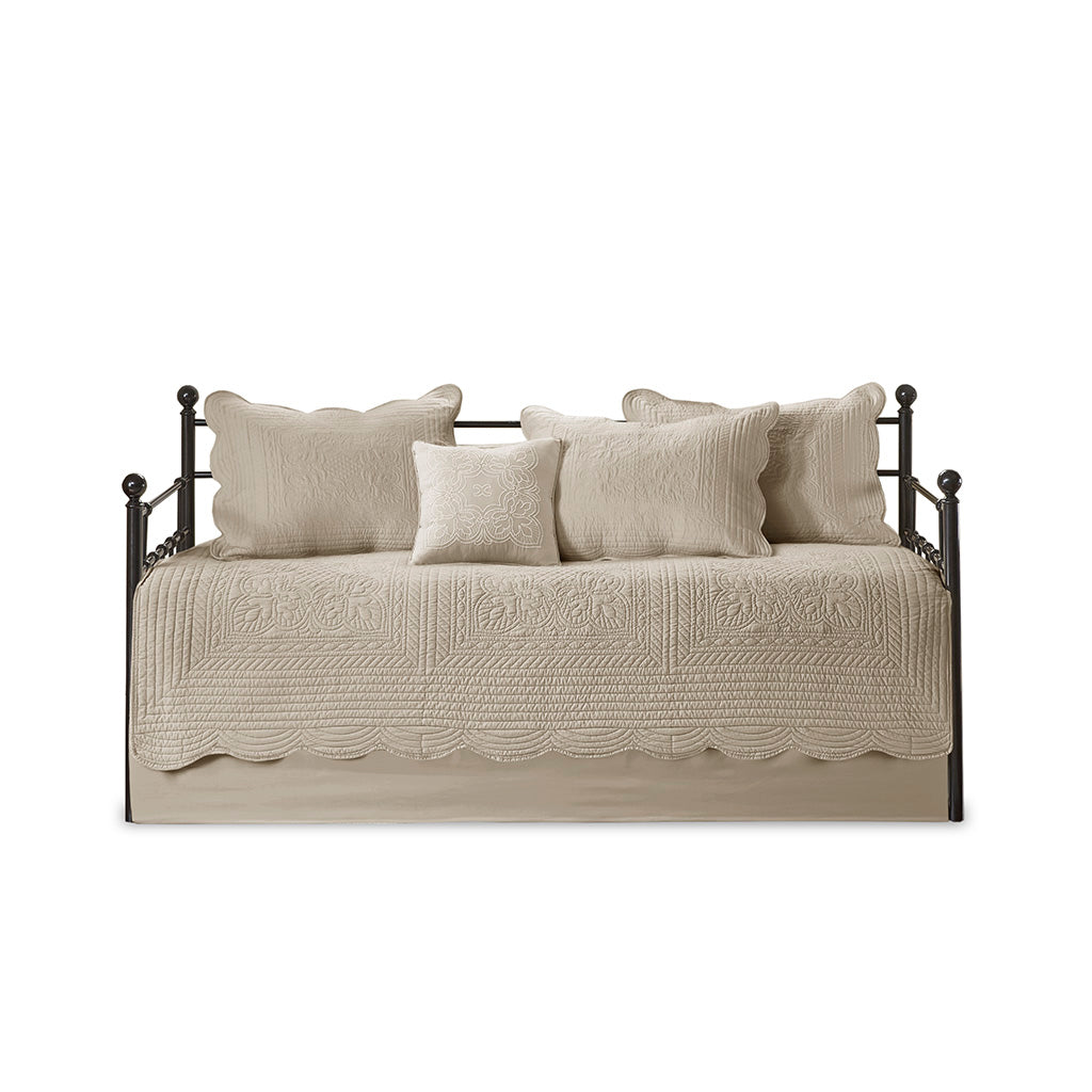 Madison Park 6 Piece Reversible Scalloped Edge Daybed Cover Set