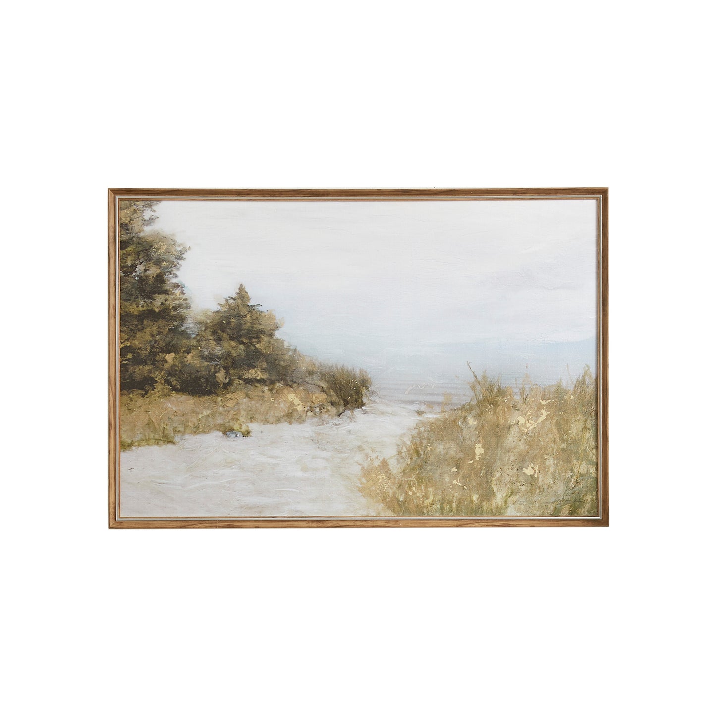 Madison Park Abstract Landscape Framed Canvas Wall Art