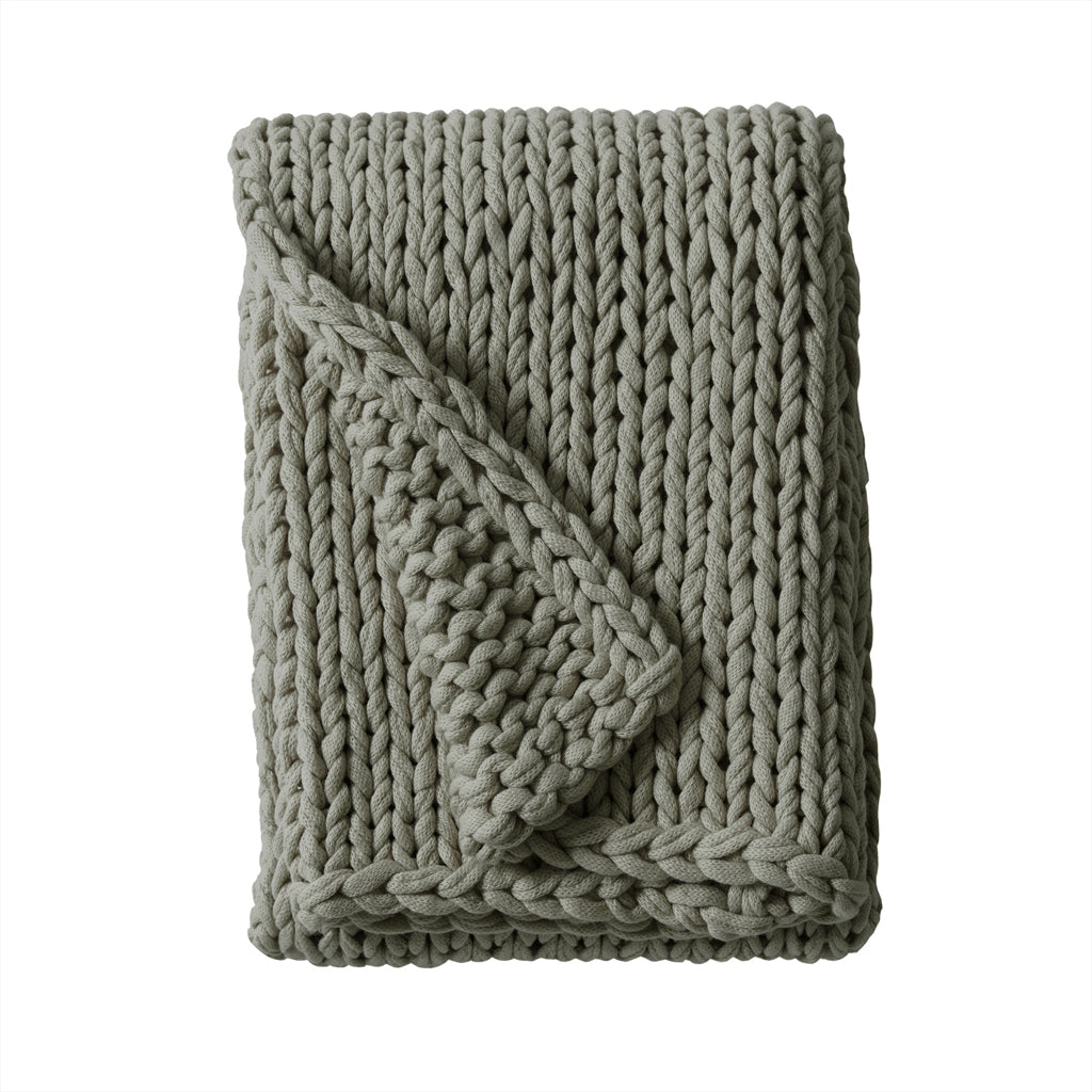 Madison Park Hand Made Chunky Double Knit Throw Blanket