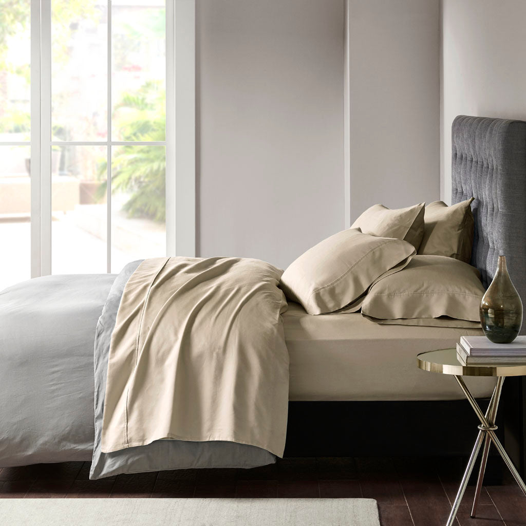 π 800 Thread Count Cotton Blend Sateen Sheet Set (100% off)