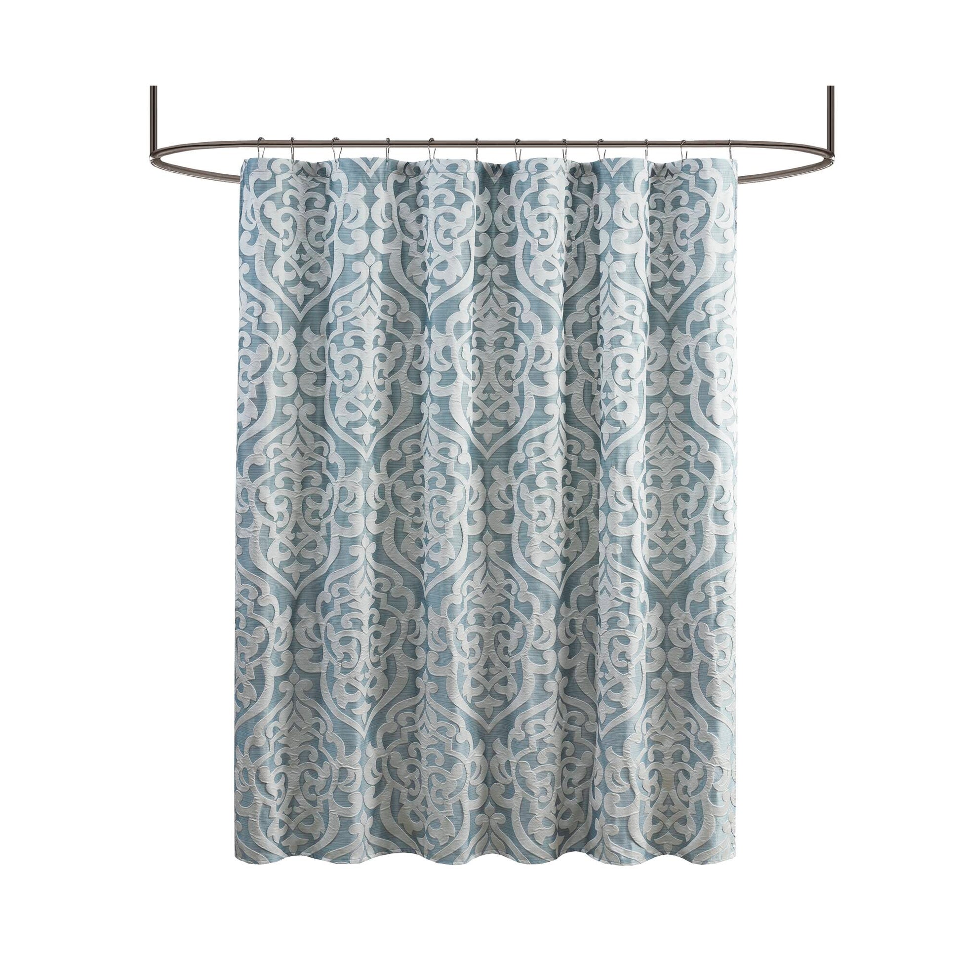 Madison Park Jacquard Shower Curtain