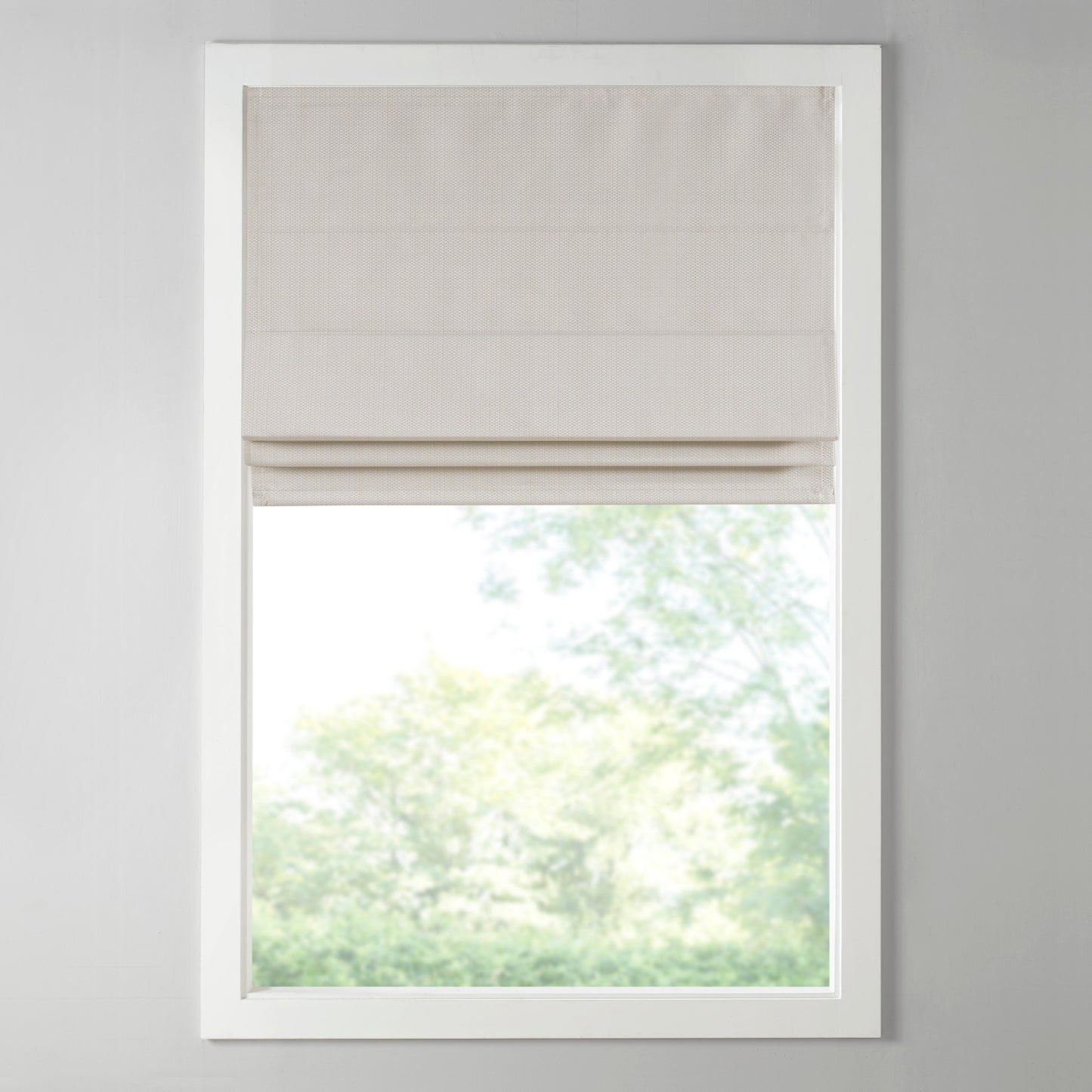 Madison Park Basketweave Room Darkening Cordless Roman Shade