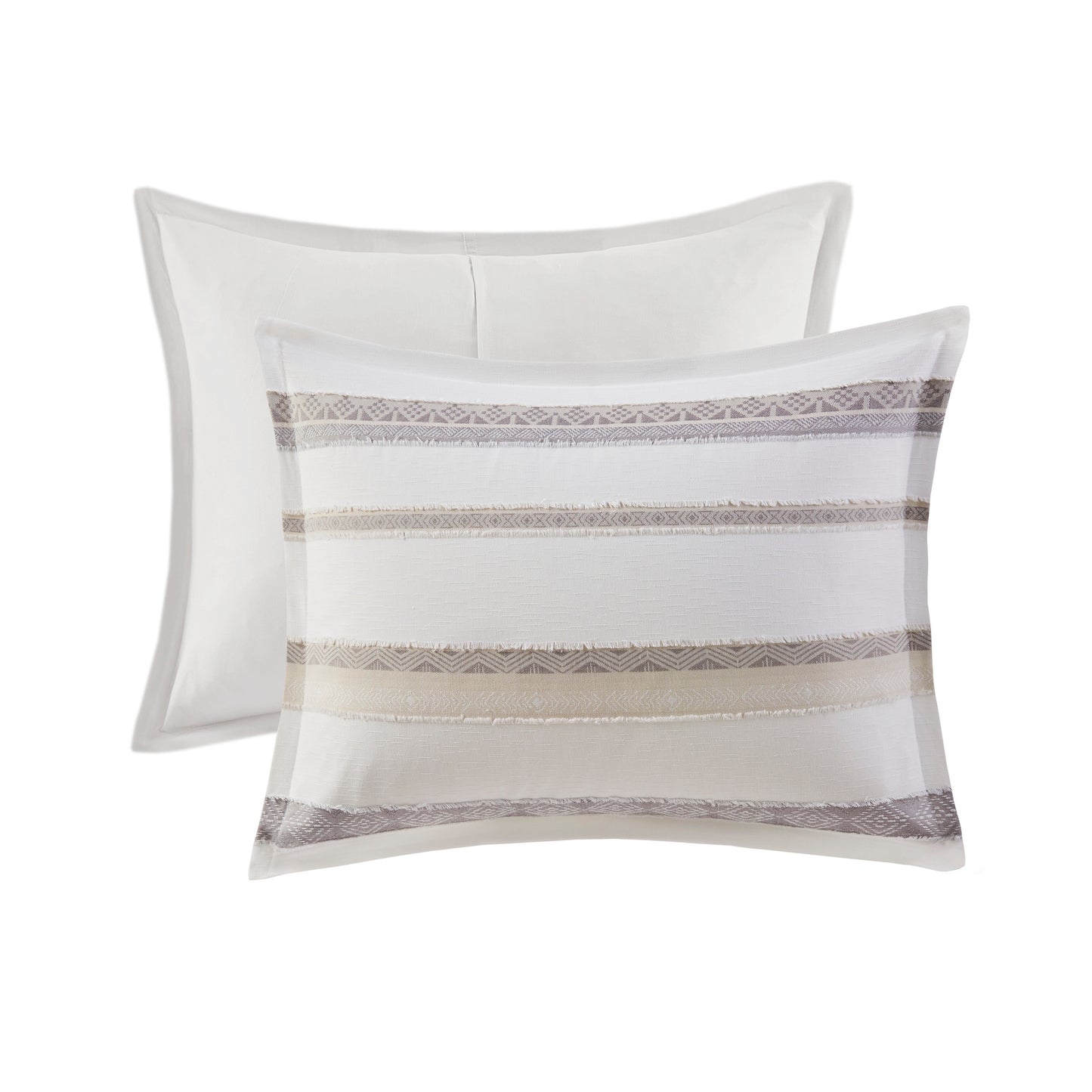 Madison Park 3 Piece Clipped Jacquard Duvet Cover Set