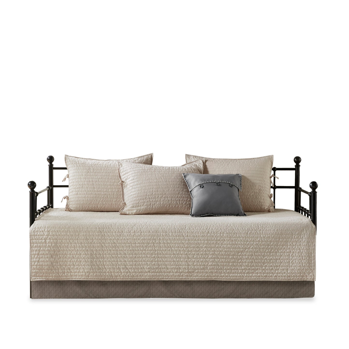 Madison Park 6 Piece Reversible Plaid Daybed Cover Set