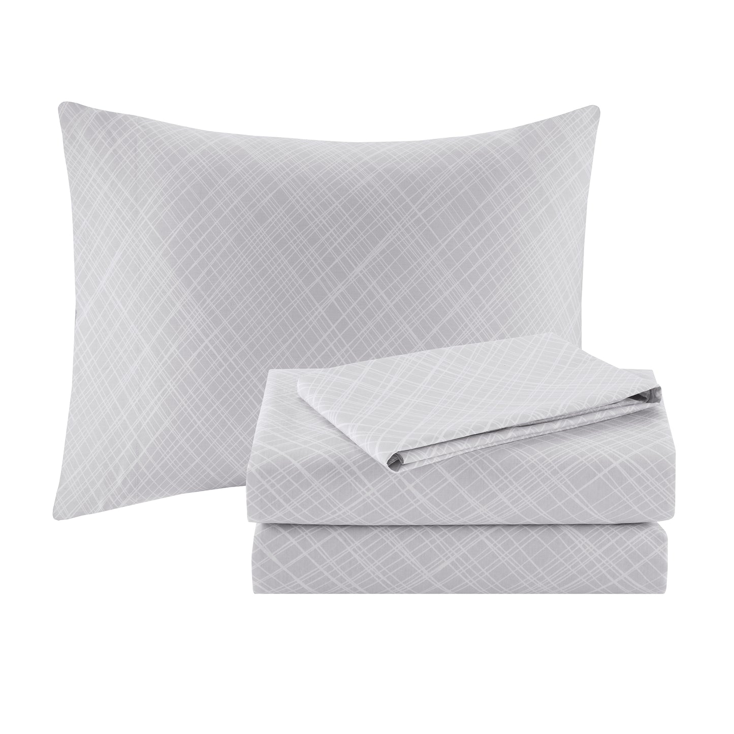Madison Park Essentials 9 Piece Comforter Set with Cotton Bed Sheets
