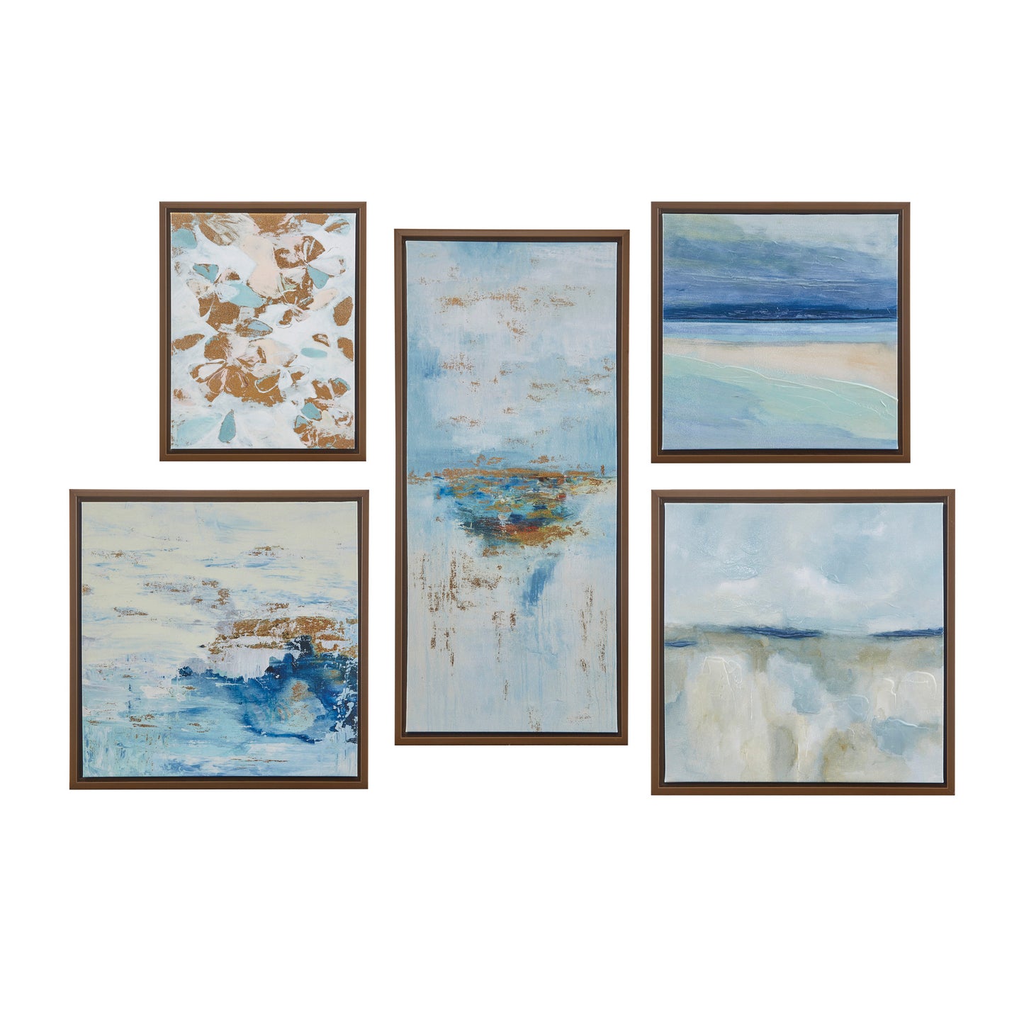 Madison Park 5-piece Gallery Framed Canvas Wall Art Set