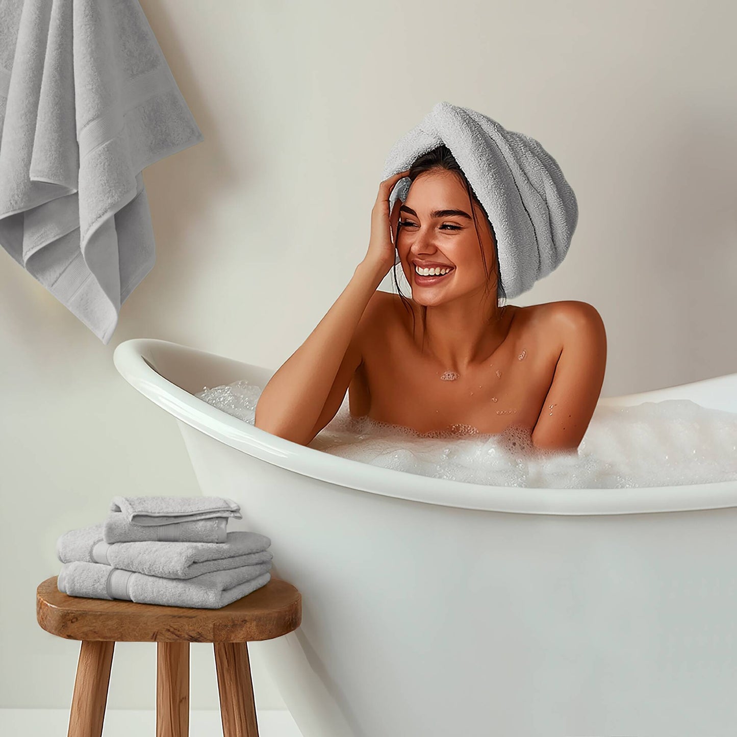 Madison Park Signature 800GSM Ultra-Soft 100% Cotton Absorbent Towel Set