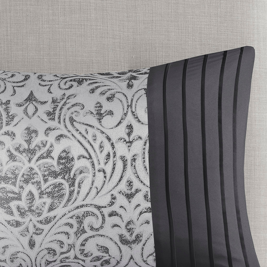 Madison Park 12 Piece Jacquard Comforter Set with Bed Sheets