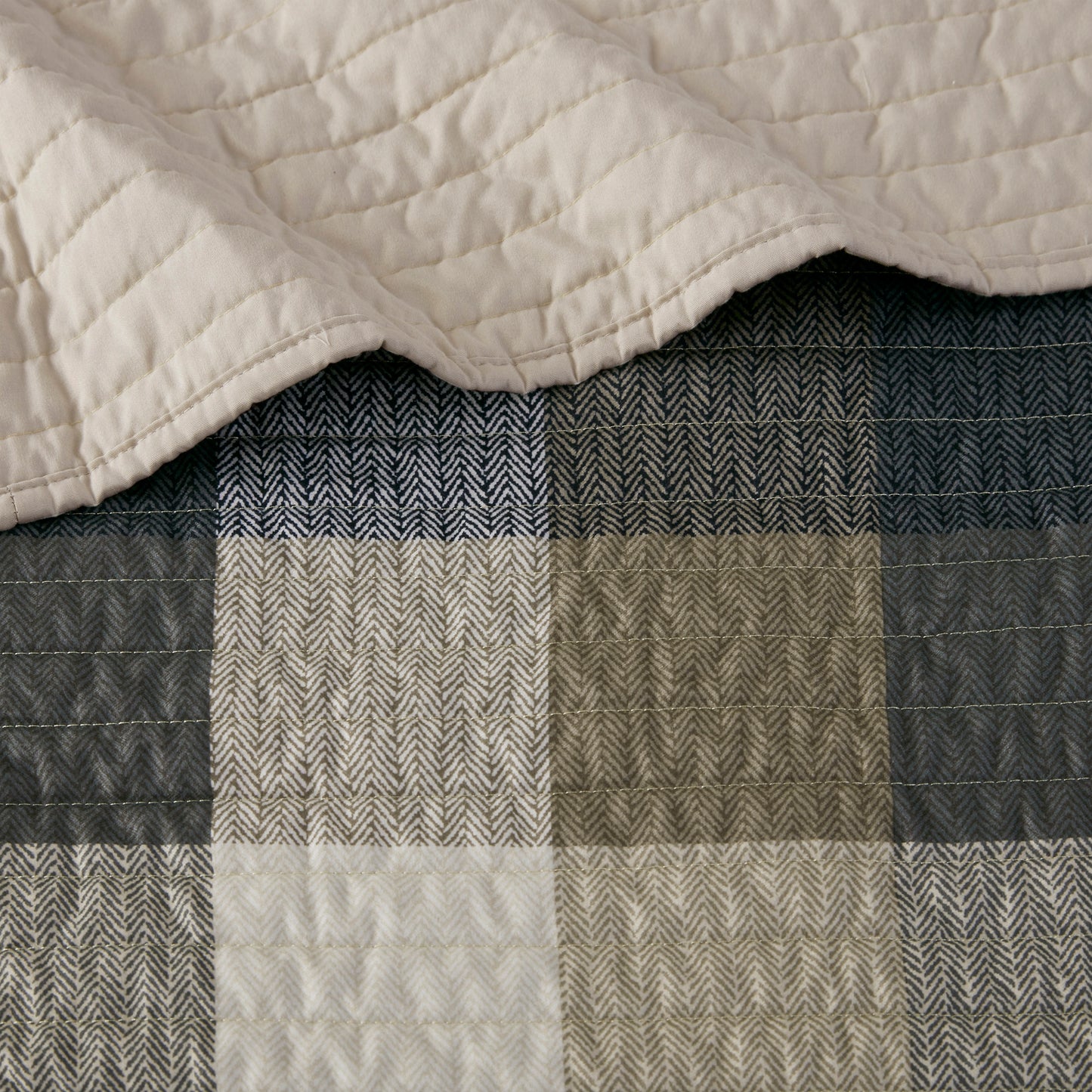 Madison Park 6 Piece Reversible Plaid Daybed Cover Set